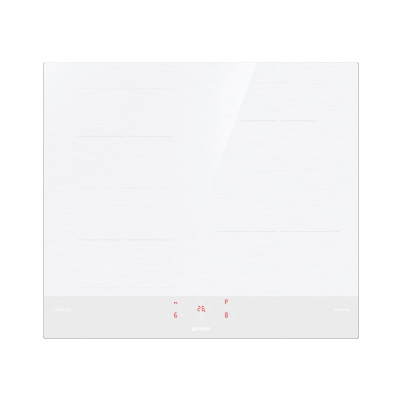 Изображение товара Электрическая варочная панель Gorenje GI6421SYW 4 конфорки белая индукция