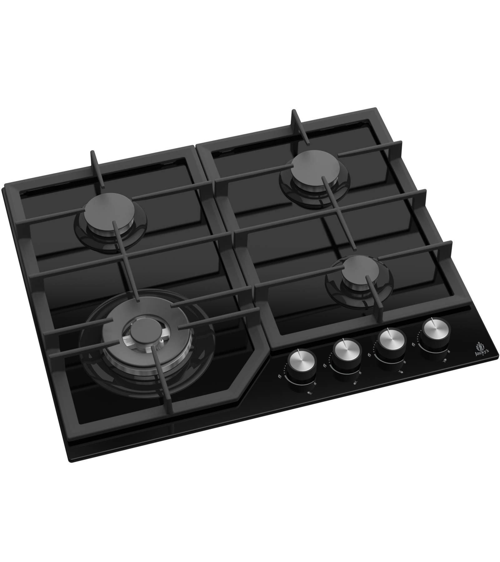 Изображение товара Газовая варочная панель Jacky's JH GB631W 4 конфорки черный