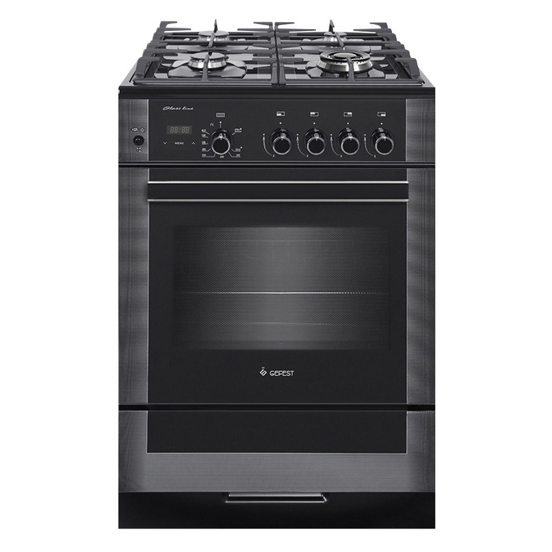 Изображение товара Газовая плита с духовкой Gefest 453274 60x85x60 см цвет черный