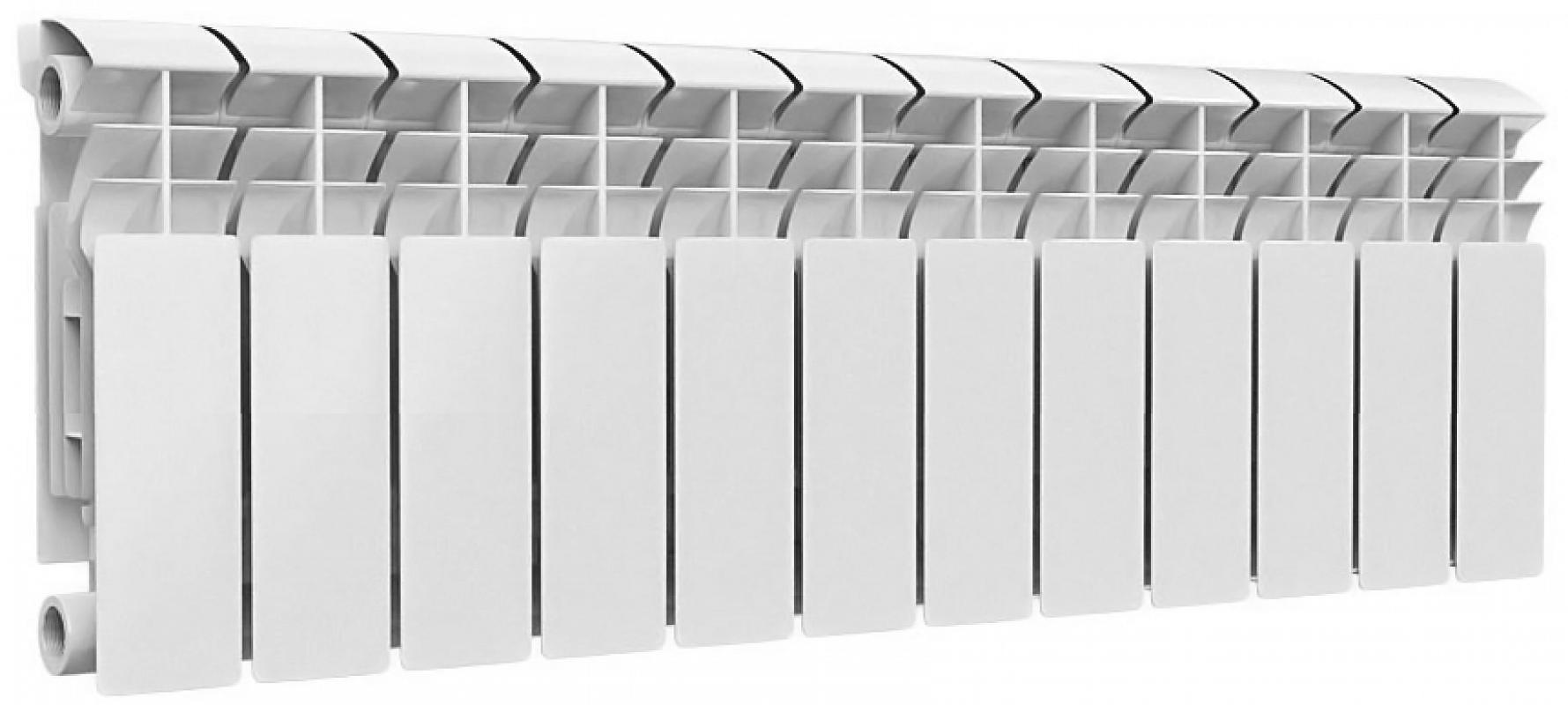 Изображение товара Биметаллический радиатор OGINT РБС 300 12 секций, белый, высокое теплоотдача