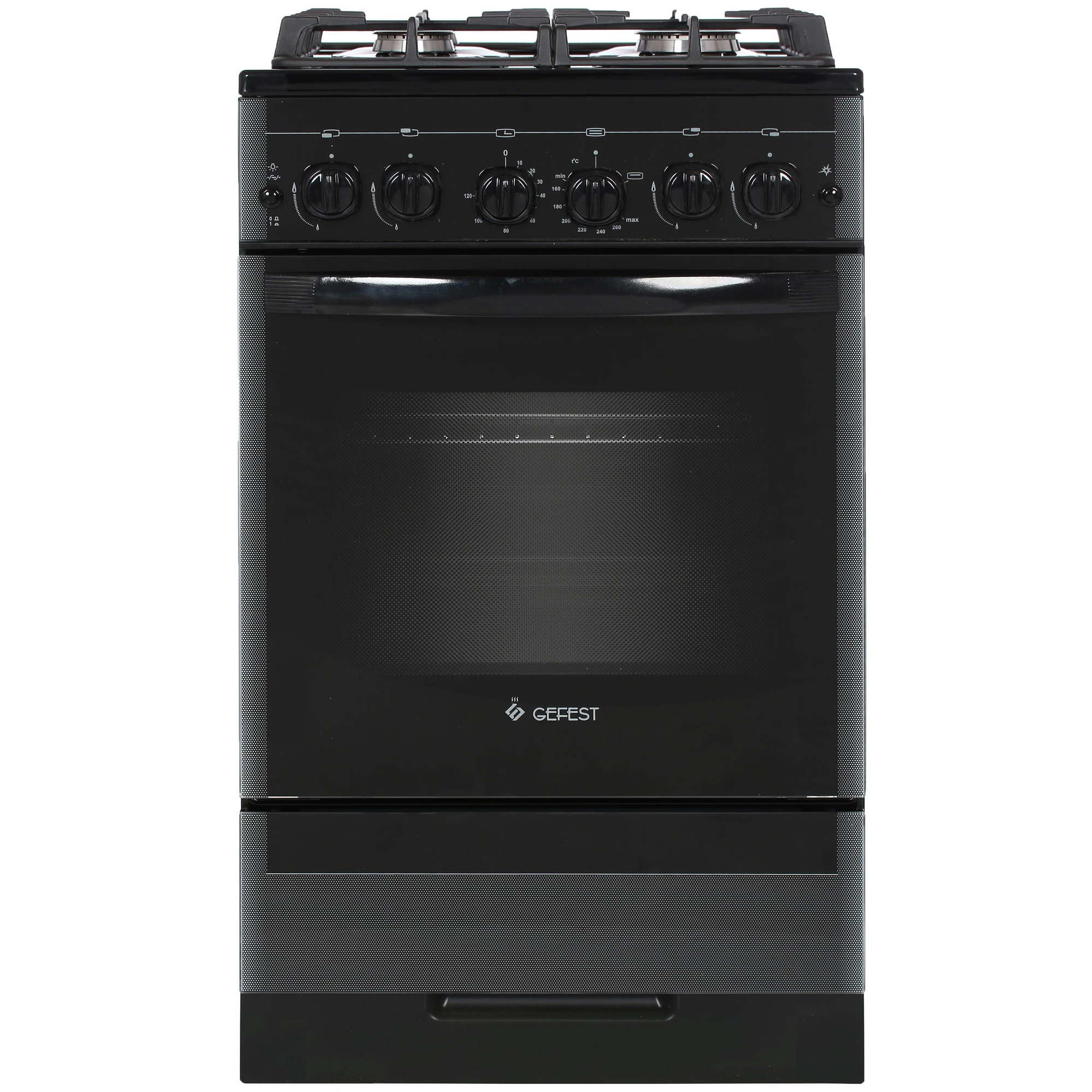 Изображение товара Газовая плита с духовкой GEFEST ПГ 5500-02 0115 50x85 см черная