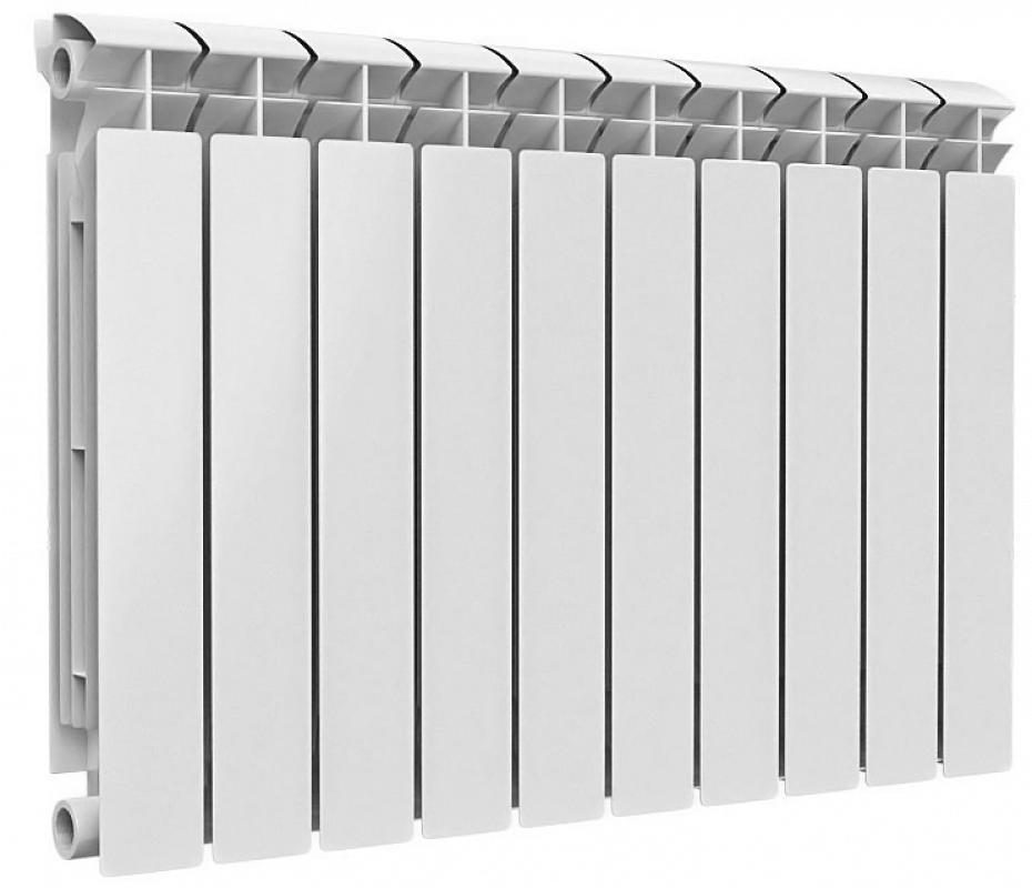 Изображение товара Радиатор секционный Ogint 500/100 10 секций белый стальной алюминиевый