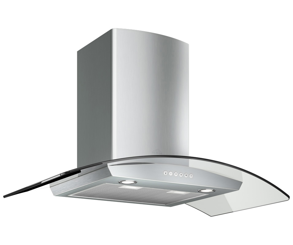 Изображение товара Вытяжка Elikor Аметист S4 90Н-700-Э4Д КВ I Э-700-90-187 нерж./тонир. 89 см цвет серый / серебристый