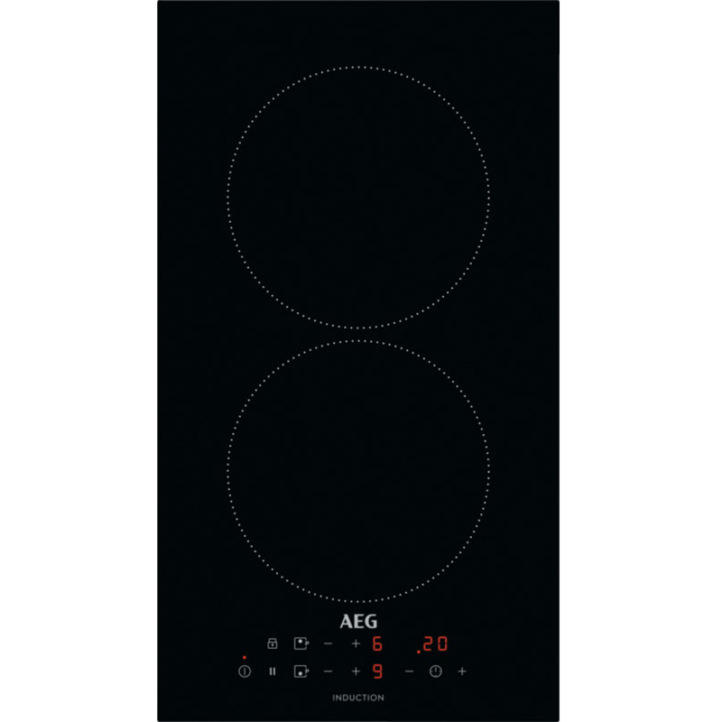 Изображение товара Электрическая варочная панель Aeg IKB32300CB 29 см 2 конфорки цвет черный