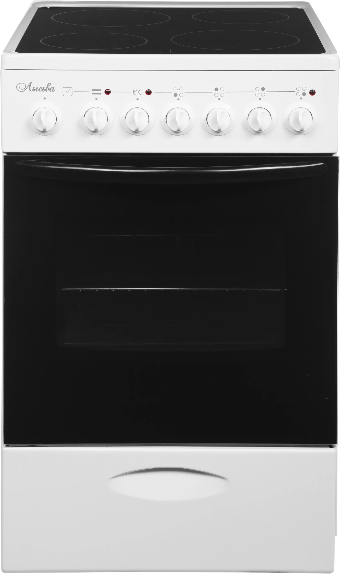 Изображение товара Кухонная плита Лысьва 1431103 55x93x67 см цвет белый