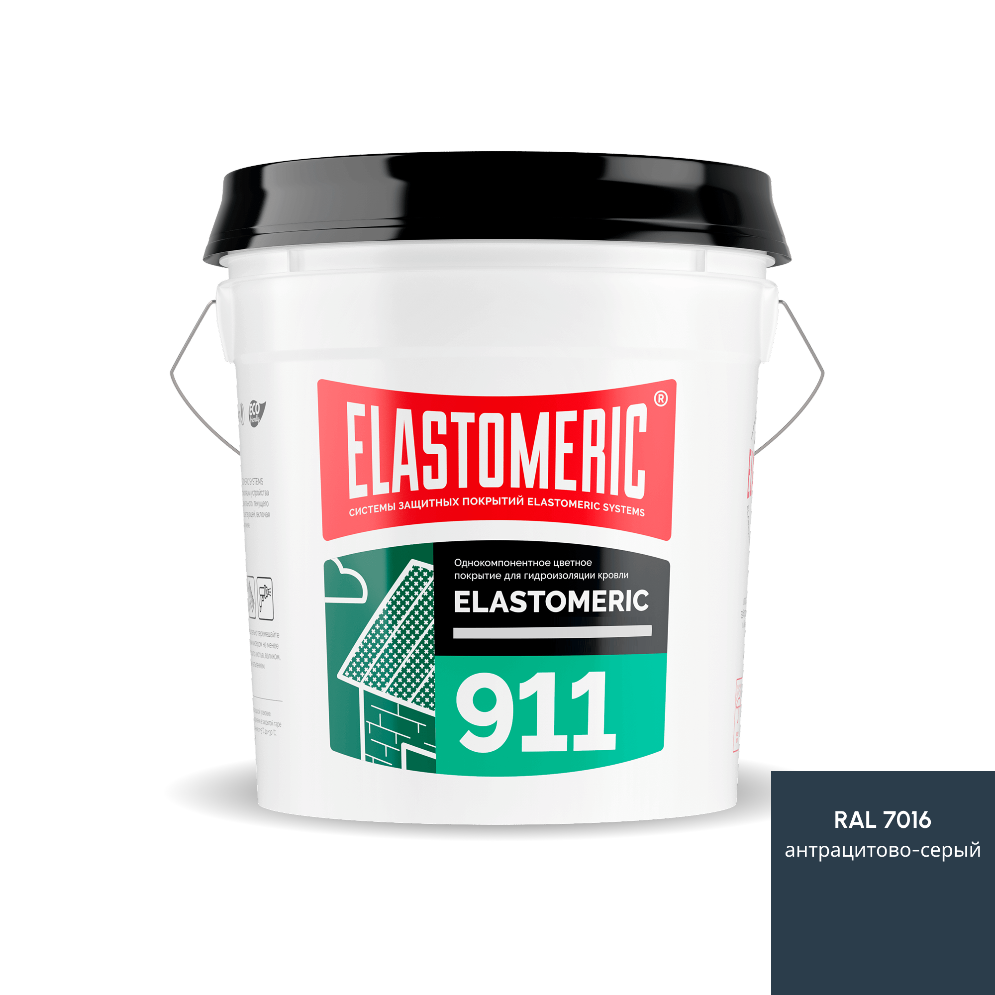 Изображение товара Мастика Elastomeric systems 911 20кг темно-серый