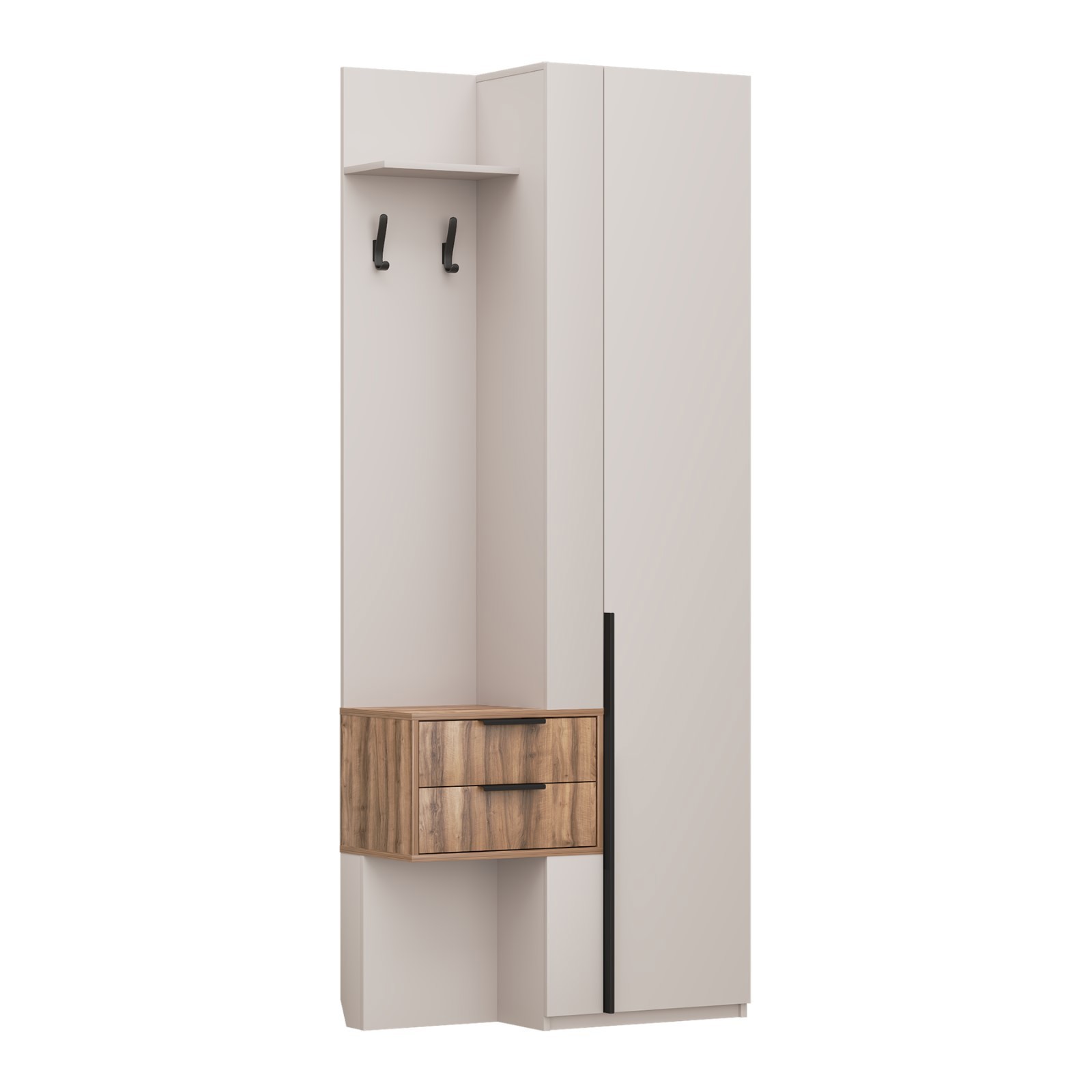 Изображение товара Комплект мебели для прихожей Сима-ленд Чарли 5 220x220x50 см из ЛДСП