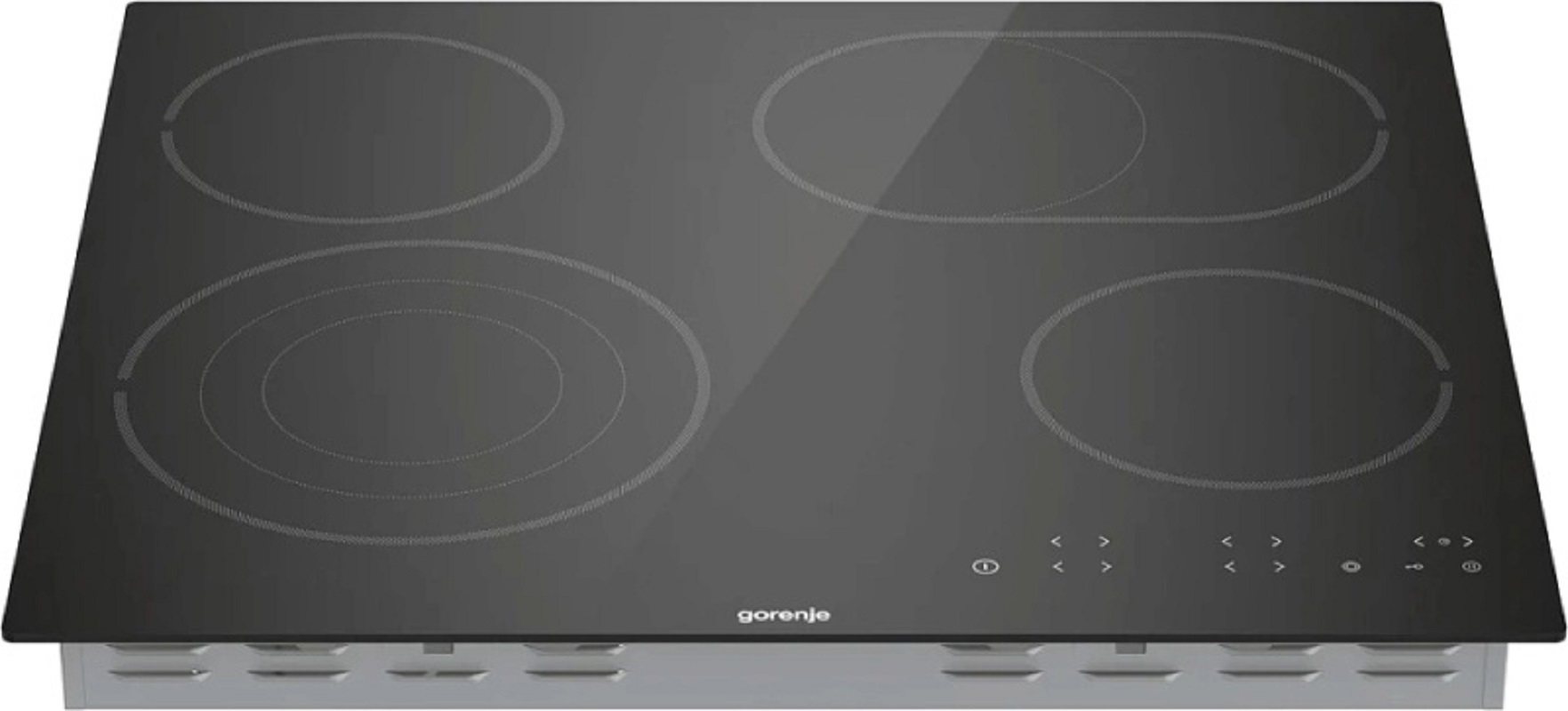 Изображение товара Электрическая варочная панель Gorenje ECT646BSCE 61 см 4 конфорки черный