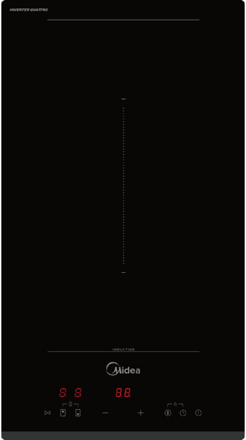 Изображение товара Электрическая варочная панель Midea MIH37103F 2 конфорки черный стеклокерамика