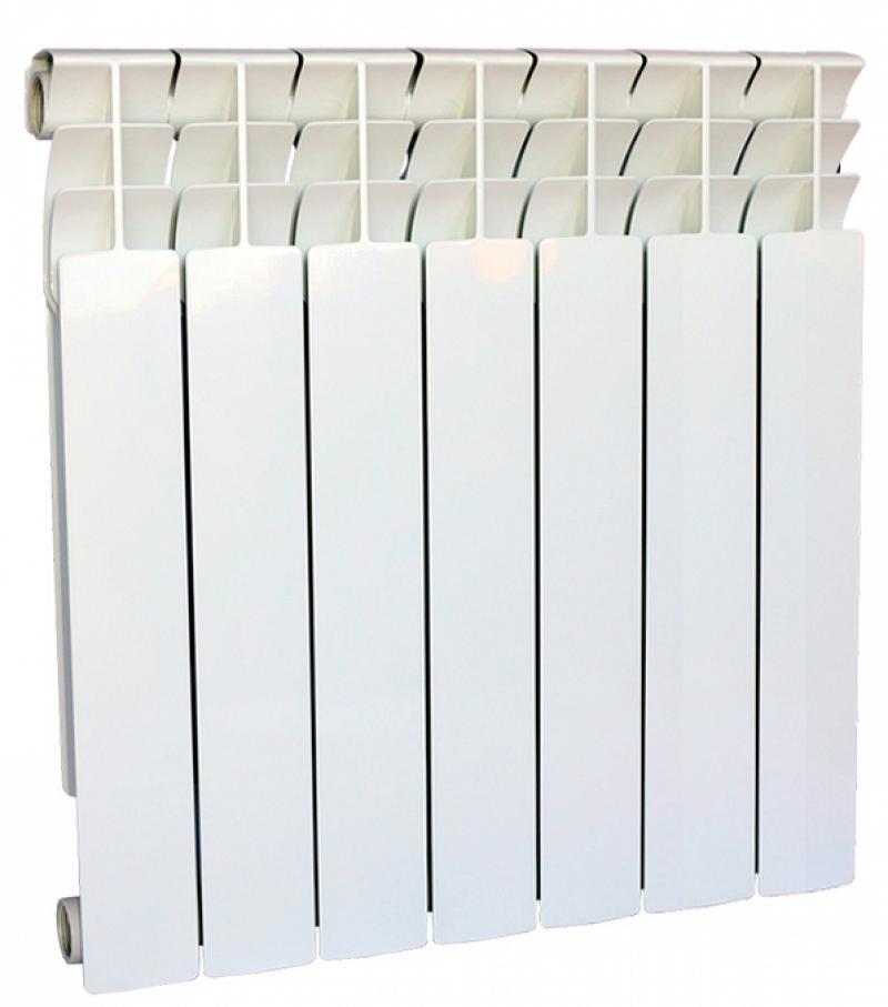Изображение товара Радиатор секционный Ogint 500/80 7 секций биметалл белый
