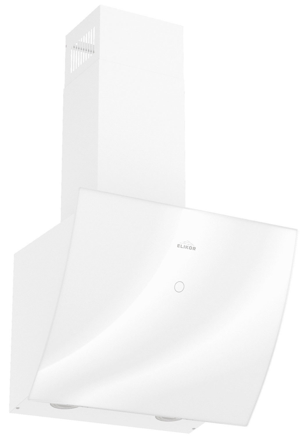 Изображение товара Вытяжка Elikor WAVE WH 50 49.5 см белая, периметральный захват, LED освещение