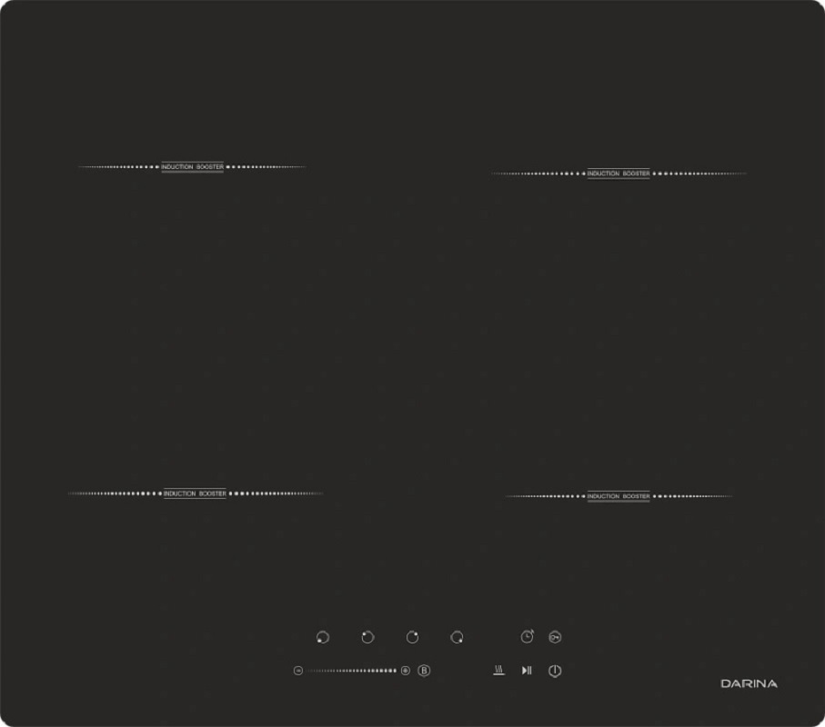 Изображение товара Электрическая варочная панель Darina 6P EI 303 B 60 см 4 конфорки черная индукция
