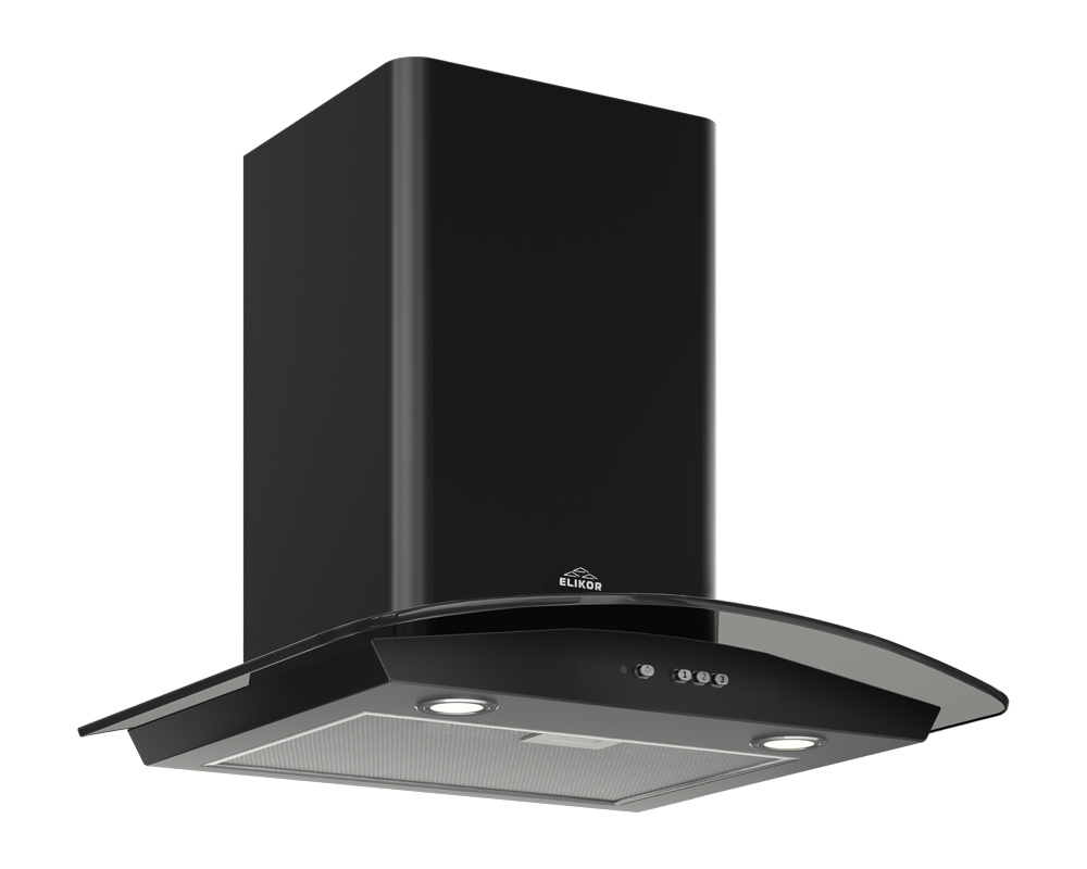 Изображение товара Вытяжка Elikor Аметист 50П-430-К3Д КВ II М-430-50-304 черный/тонир 52 см цвет черный