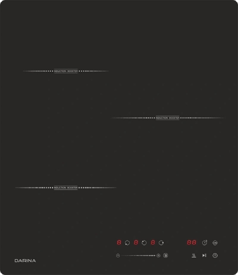 Изображение товара Электрическая варочная панель Darina 6P EI 3302 B 60 см 3 конфорки цвет черный