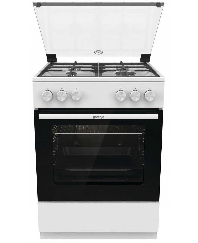Изображение товара Газовая плита с духовкой Gorenje GG6A11WF белый 60x85x60 см