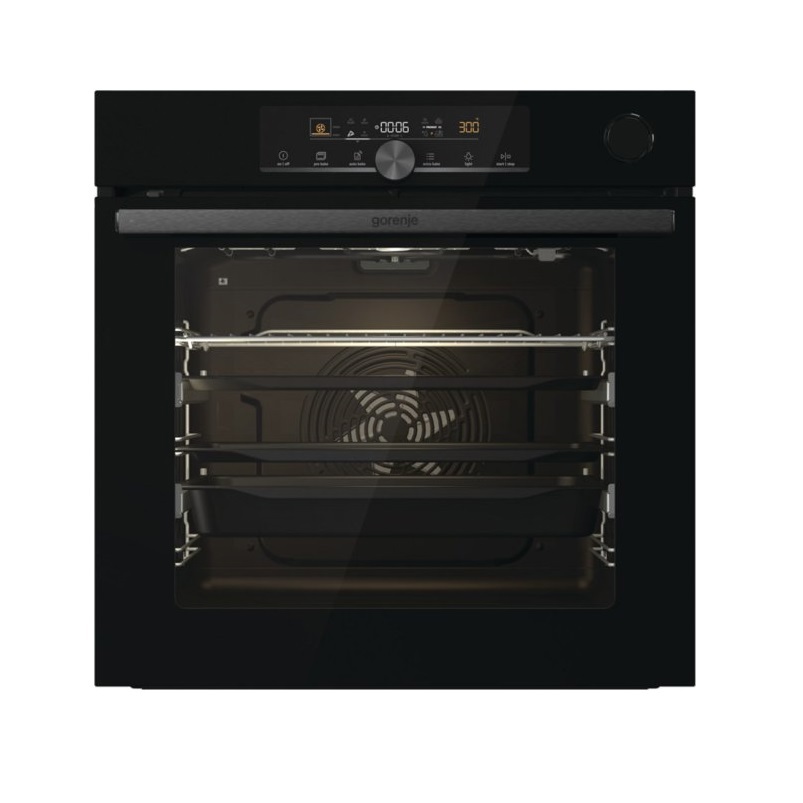Изображение товара Встраиваемый электрический духовой шкаф Gorenje BPSA6747A08BG с пиролизом и сенсорным дисплеем