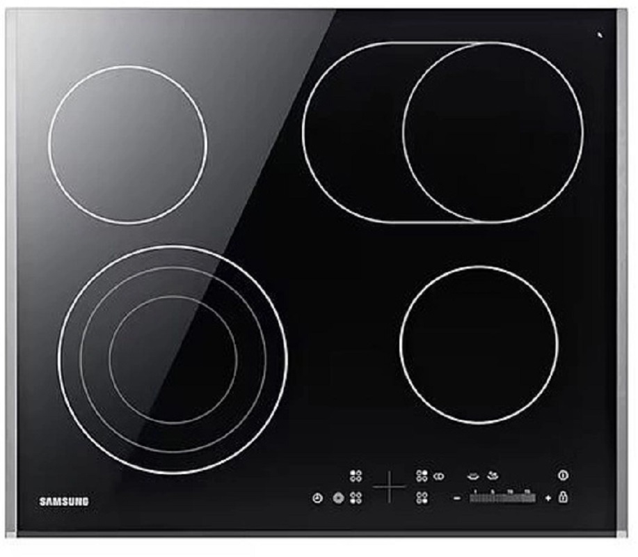 Изображение товара Электрическая варочная панель Samsung NZ64T3536DK/WT 63 см 4 конфорки черный