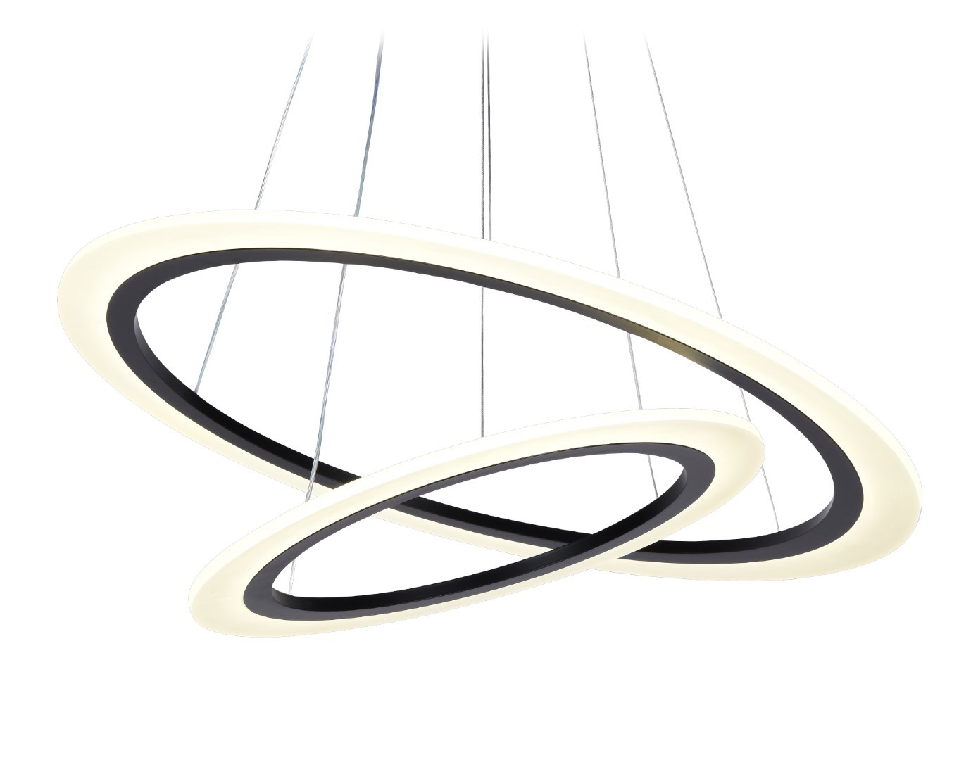 Изображение товара Люстра потолочная светодиодная Ambrella light Fa4357 с пультом управления 20 м² регулируемый белый свет цвет черный