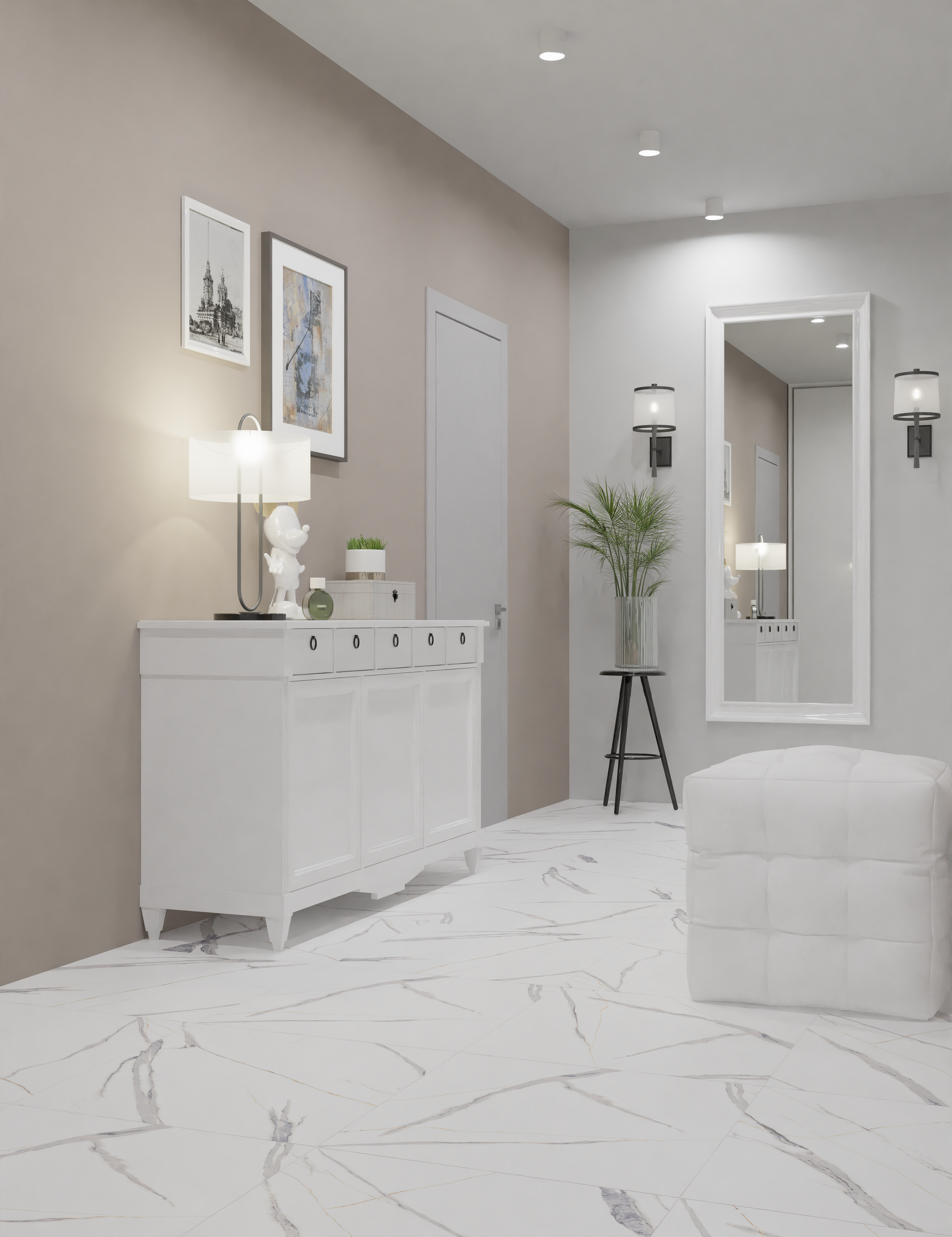 Изображение товара Керамогранит Primavera TP66M15 60x60 см для пола и стен с эффектом мрамора