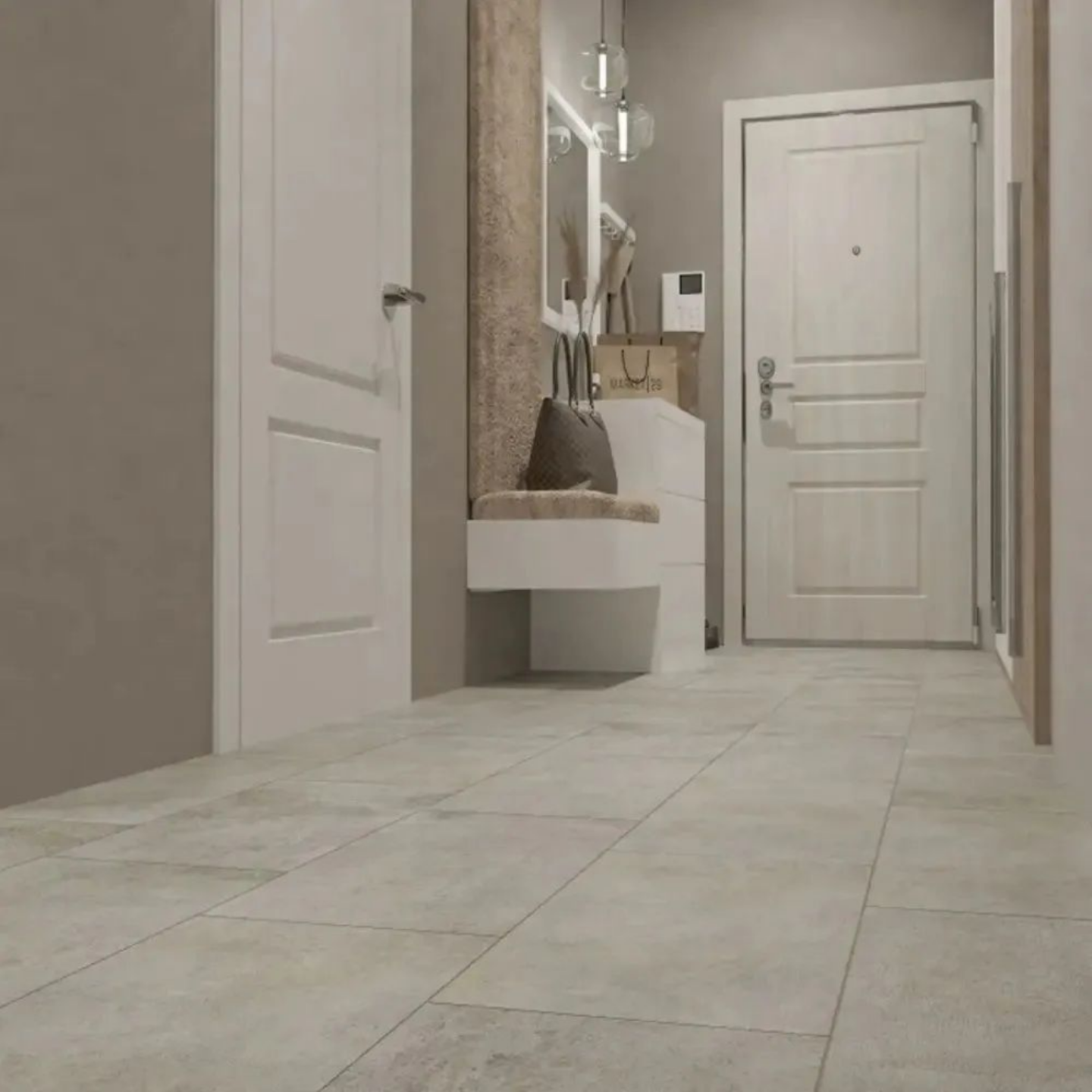 Изображение товара Керамогранит Primavera Royal spring 54620 30x60см бетон светло-серый матовый