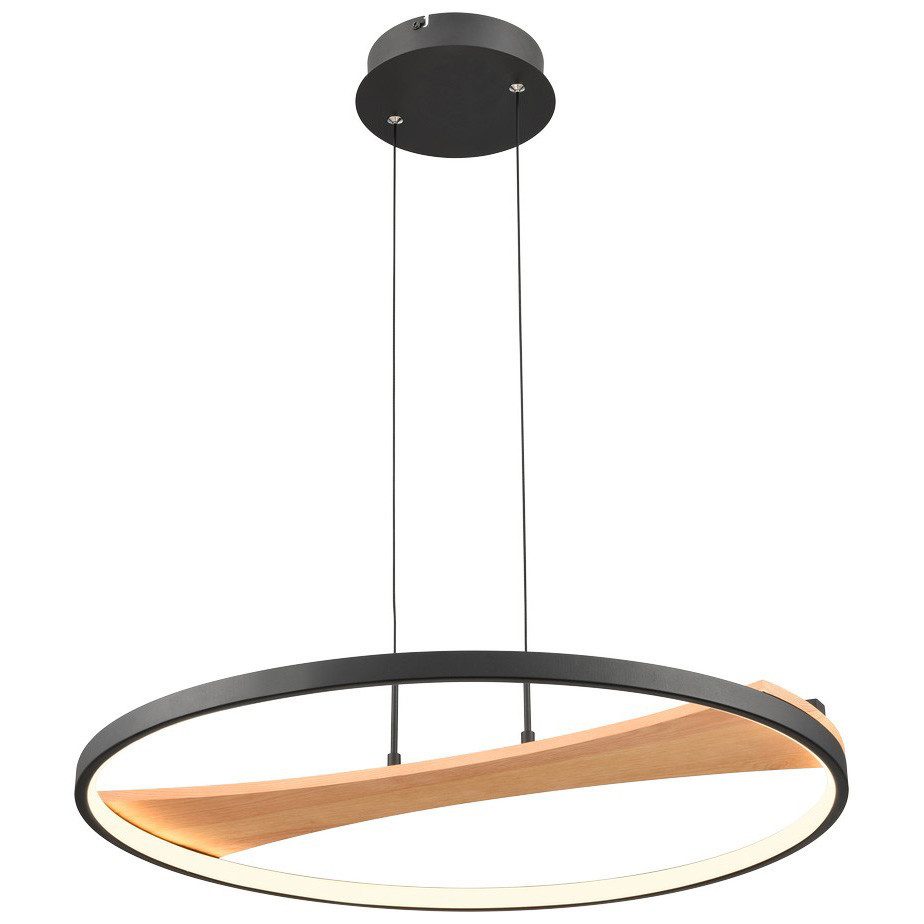 Изображение товара Подвесной светильник Velante 450-063-01 LED минимализм черный белый 11 м²