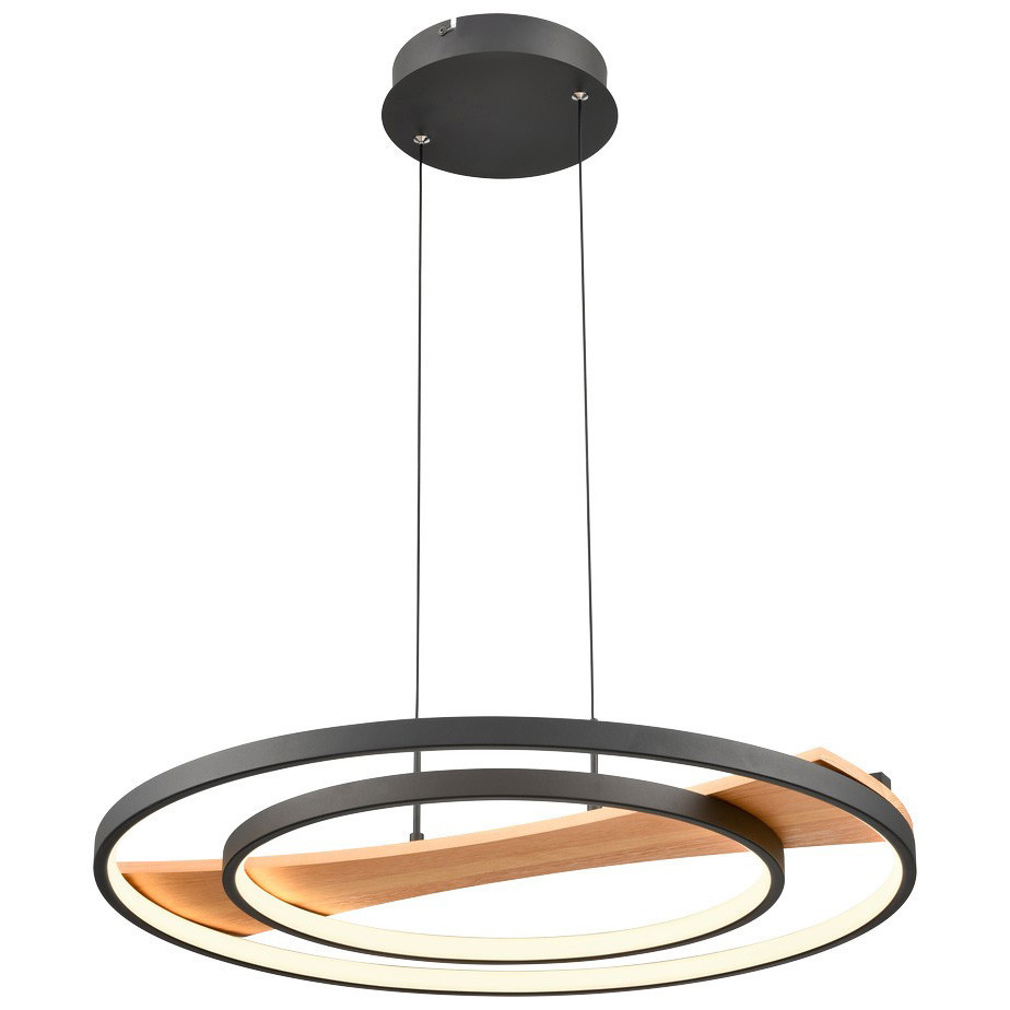 Изображение товара Подвесной светильник Velante 450-063-02 LED для интерьера 13 м² черный