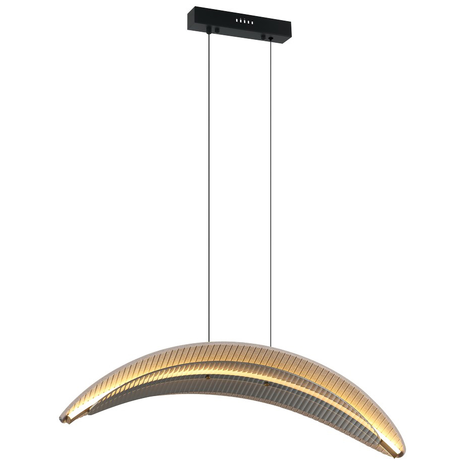 Изображение товара Светильник подвесной светодиодный Velante Современный стиль черный 9 м²