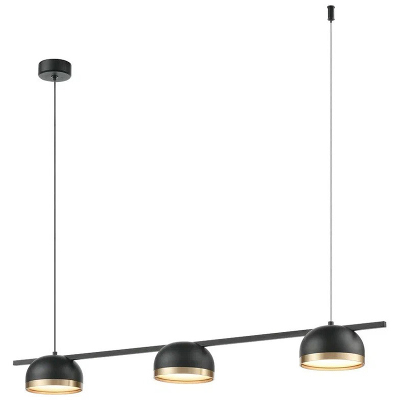 Изображение товара Светильник подвесной светодиодный Velante Современный стиль 472-403-03 11 м² нейтральный белый свет цвет черный