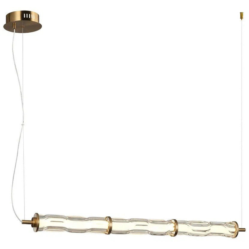 Изображение товара Светильник подвесной светодиодный Velante Современный стиль 420-503-03 2 м² нейтральный белый свет цвет коричневый