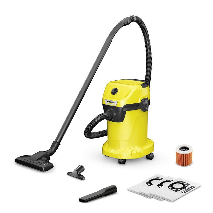 Изображение товара Пылесос Karcher WD 3 V-19/6/20 Home 1000 Вт влажная и сухая уборка, контейнер