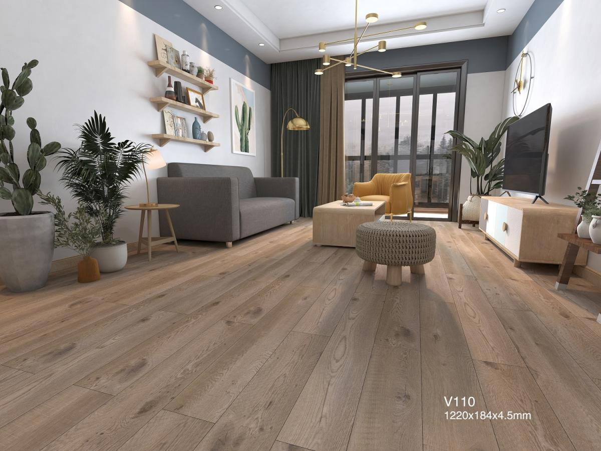 Изображение товара SPC плитка Royce Villa Дуб Новара 43 класс толщина 4.50 мм 2.245 м², цена за упаковку