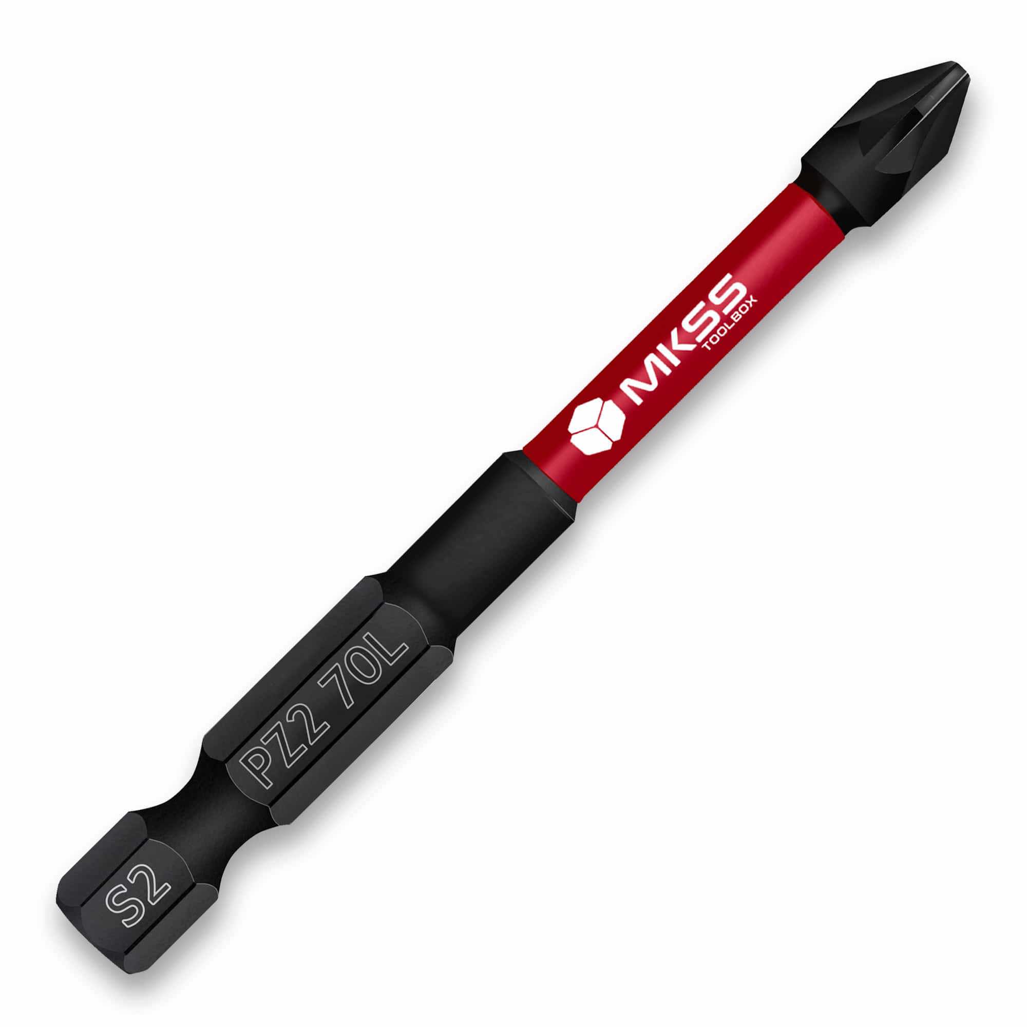 Изображение товара Крестовые магнитные биты MKSS Toolbox MK3045 PZ1x70 мм набор 10 шт