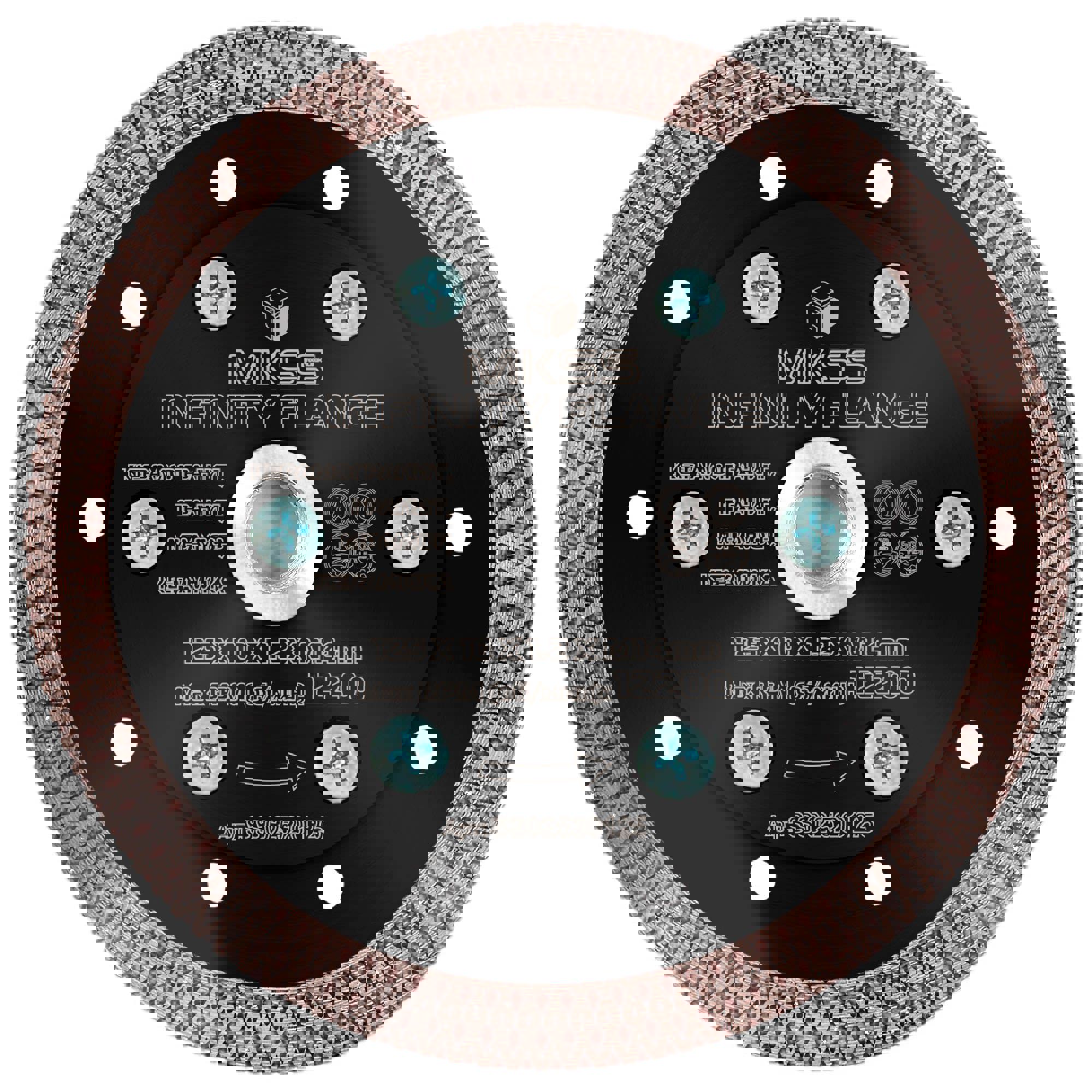 Изображение товара Диск алмазный по керамограниту MKSS Toolbox Infinity турбо 125x14x1.2 мм