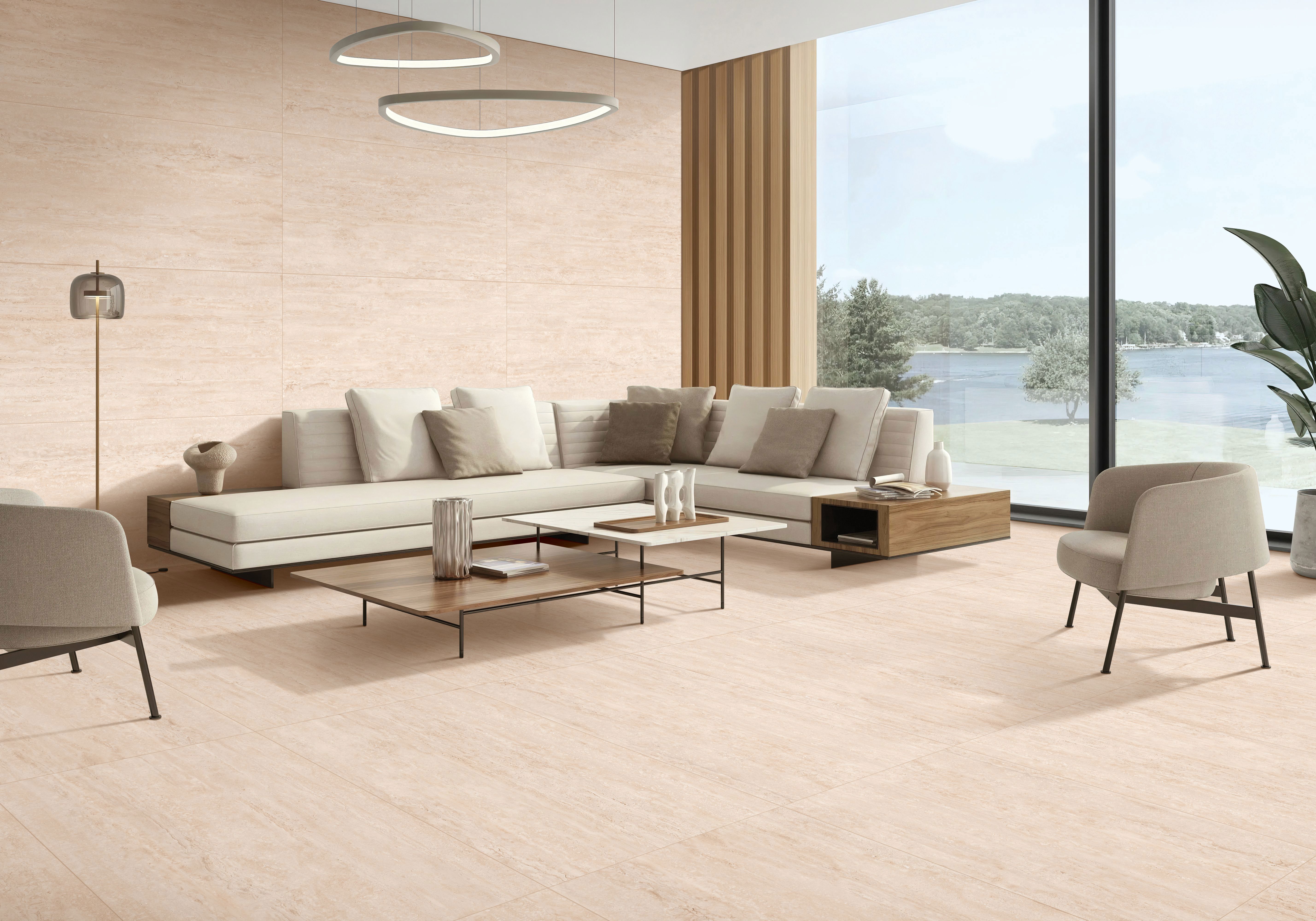 Изображение товара Керамогранит Kerlife Travertino 929487 60x120см ivory для пола и стен