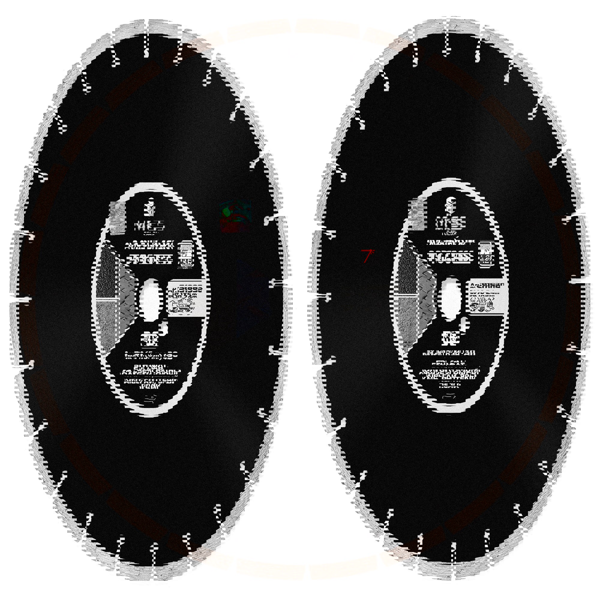 Изображение товара Диск алмазный универсальный Mkss Toolbox сегментный 350x25.4x3.2 мм