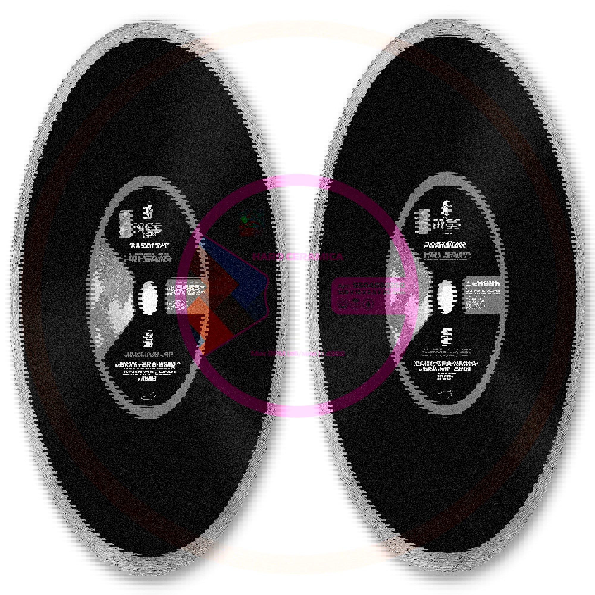 Изображение товара Диск алмазный по керамограниту Mkss Toolbox Hard Ceramica 350x25.4x2 мм