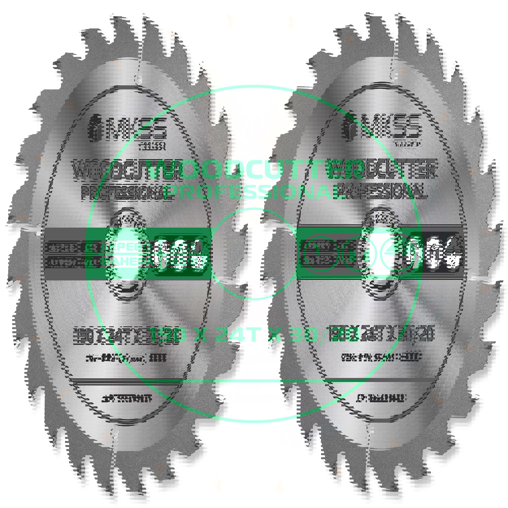 Изображение товара Диск пильный по дереву MKSS Toolbox Woodcutter SS3019 24Т 190x30x1.4 мм Китай
