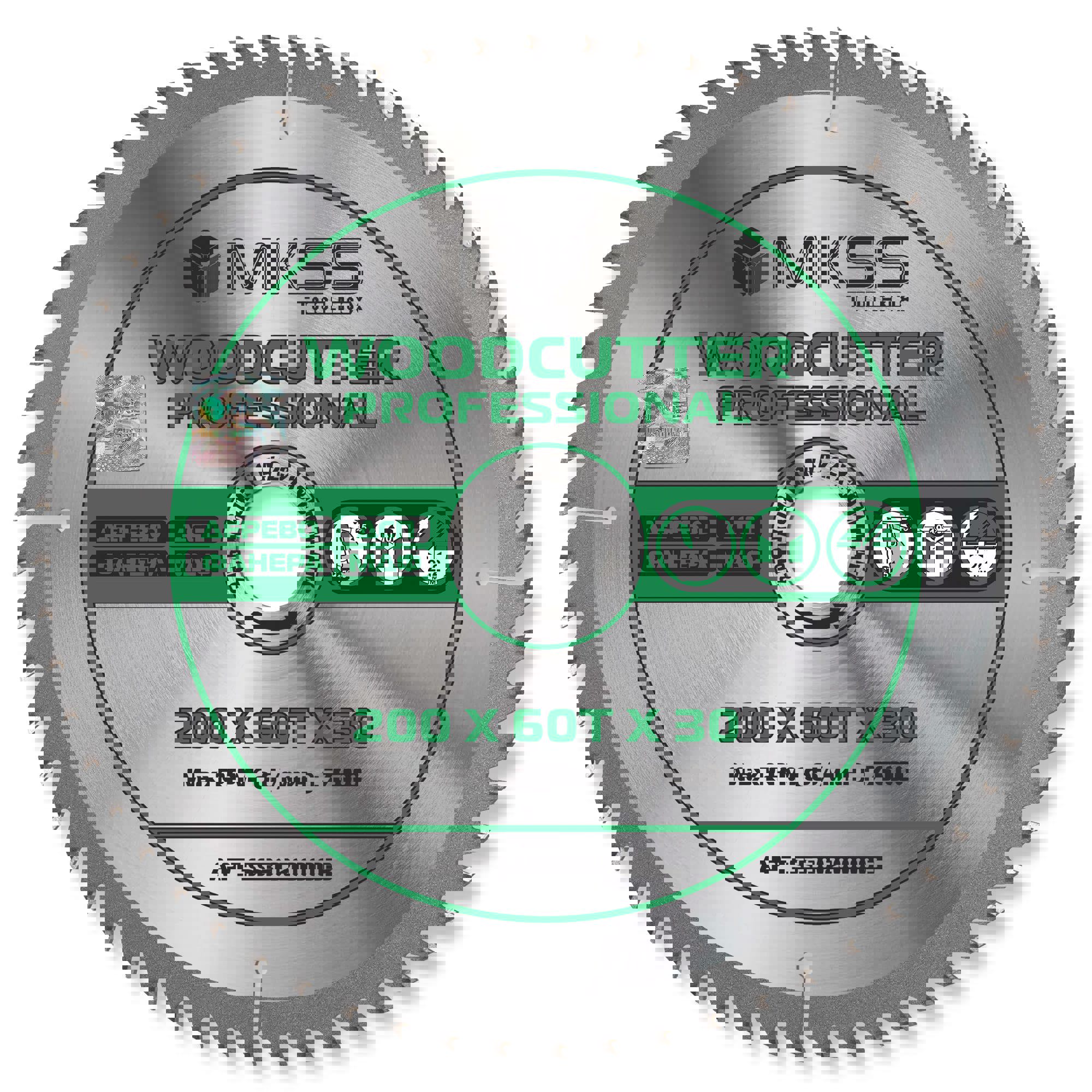 Изображение товара Диск пильный MKSS TOOLBOX WOODCUTTER PROFESSIONAL SS3020 для дерева 200мм