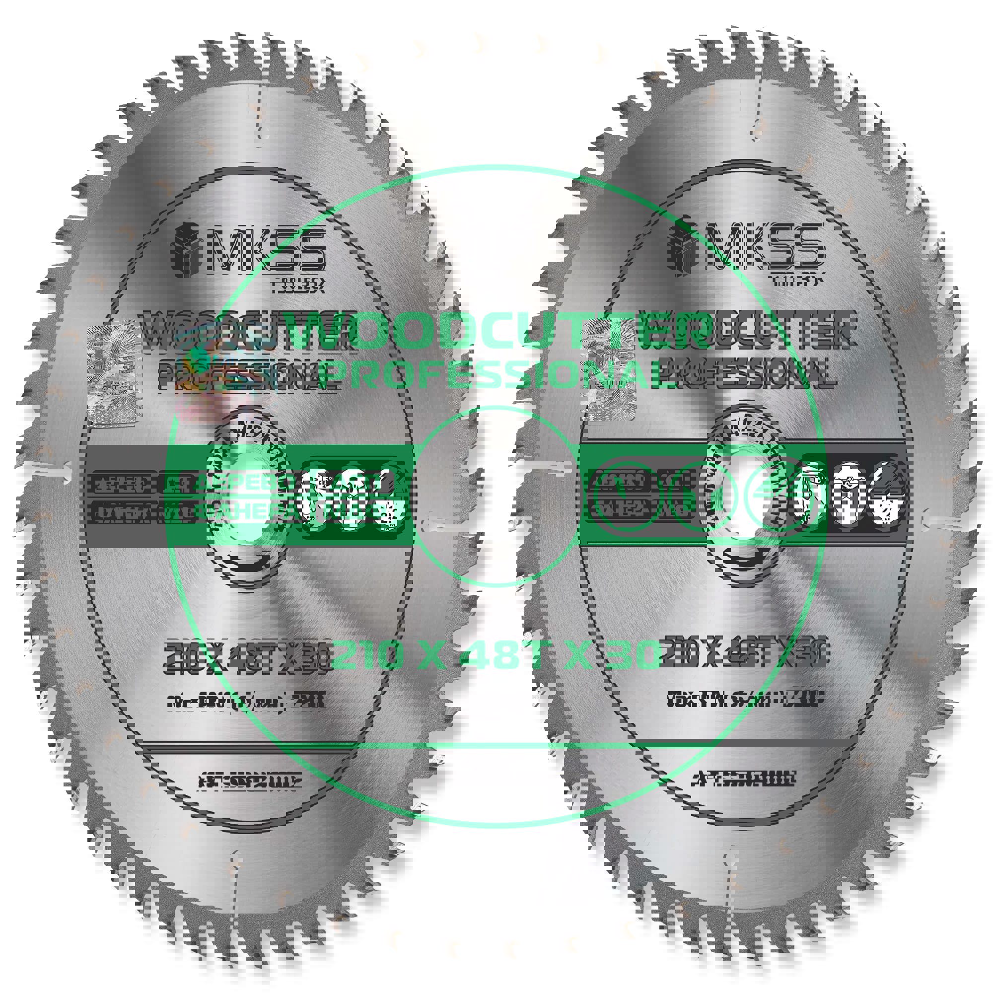 Изображение товара Диск пильный по дереву MKSS Toolbox SS3021 48Т 210x30x1.4 мм