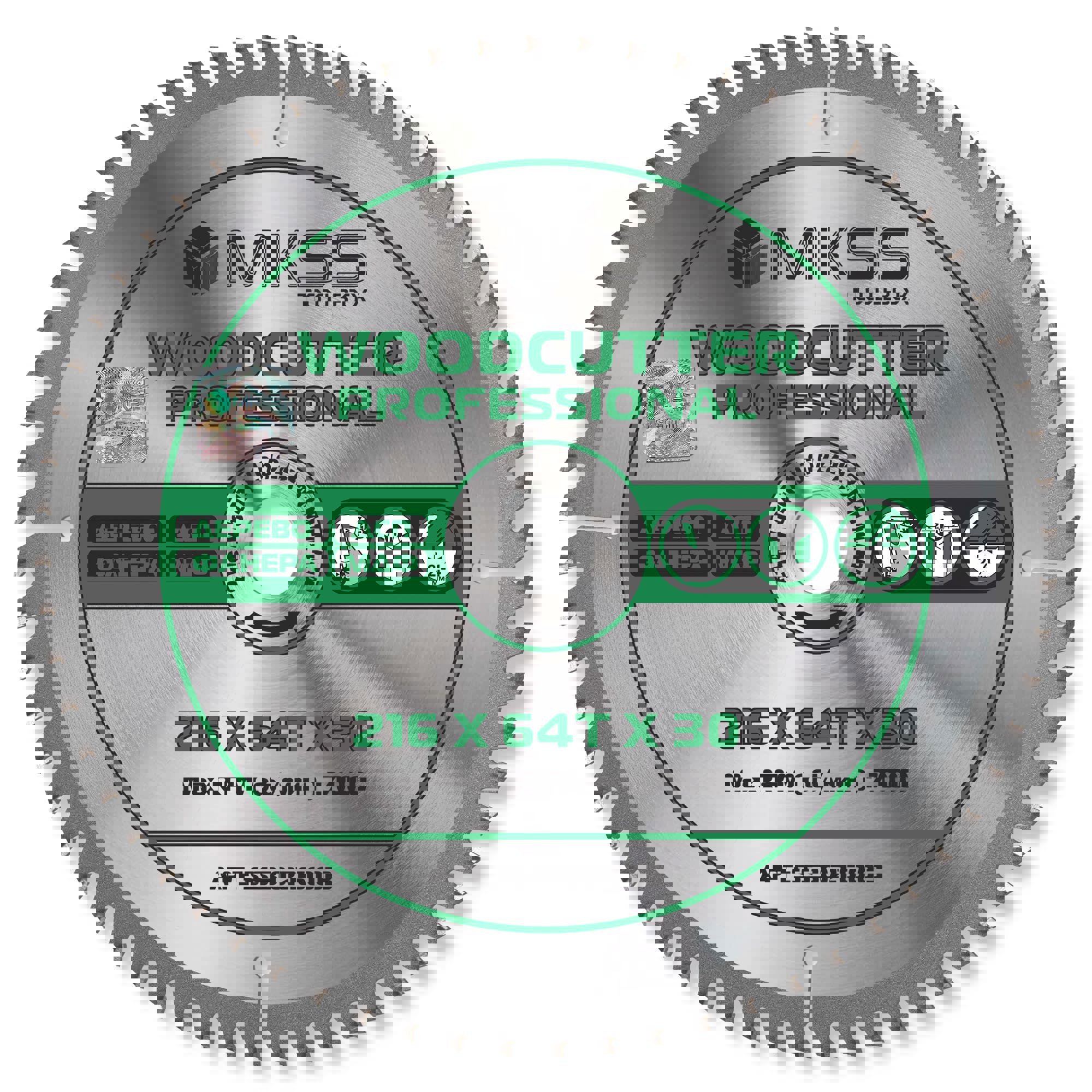 Изображение товара Диск пильный по дереву MKSS TOOLBOX Woodcutter Professional SS3021 216 мм