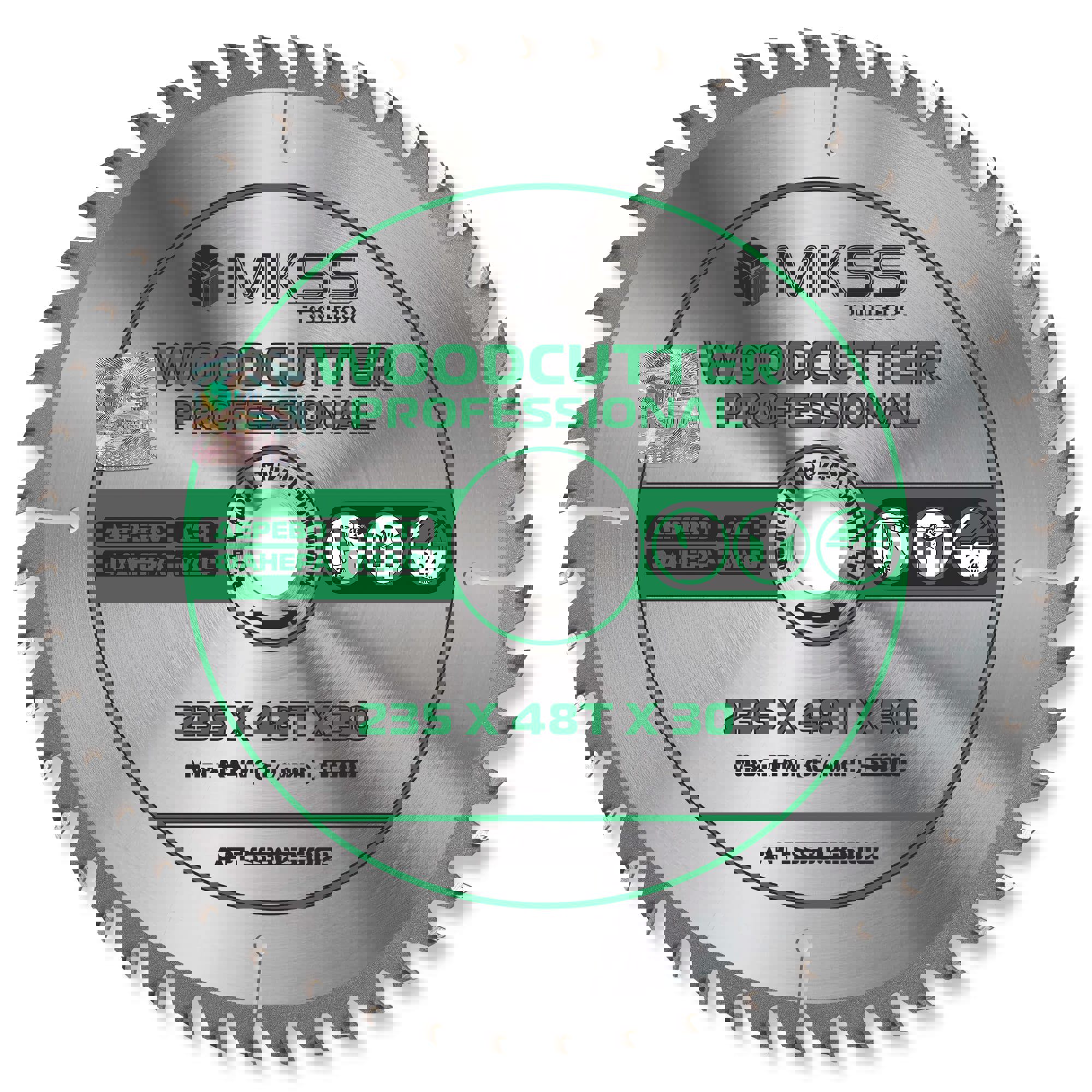 Изображение товара Диск пильный по дереву MKSS SS3023 235 мм 48 зубьев для циркулярной пилы