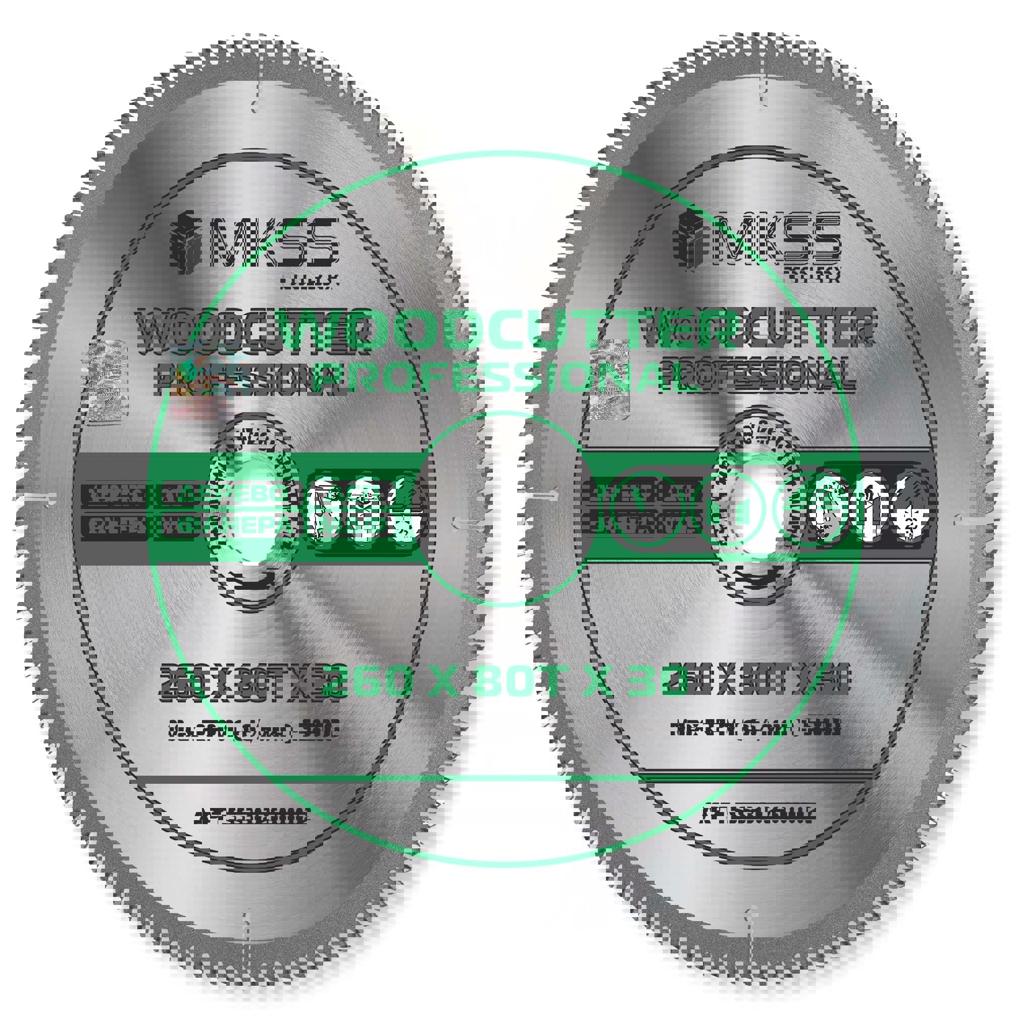 Изображение товара Пильный диск MKSS Toolbox Woodcutter Professional SS3026 80Т 260x30 мм