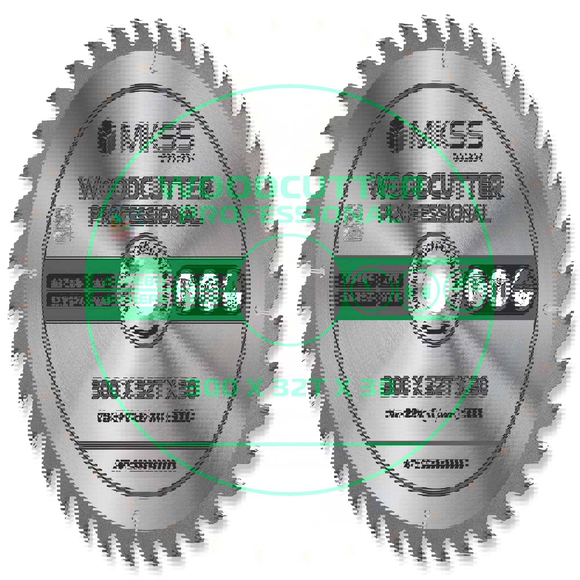 Изображение товара Диск пильный MKSS Toolbox Woodcutter Professional SS3030 300x30x2 мм