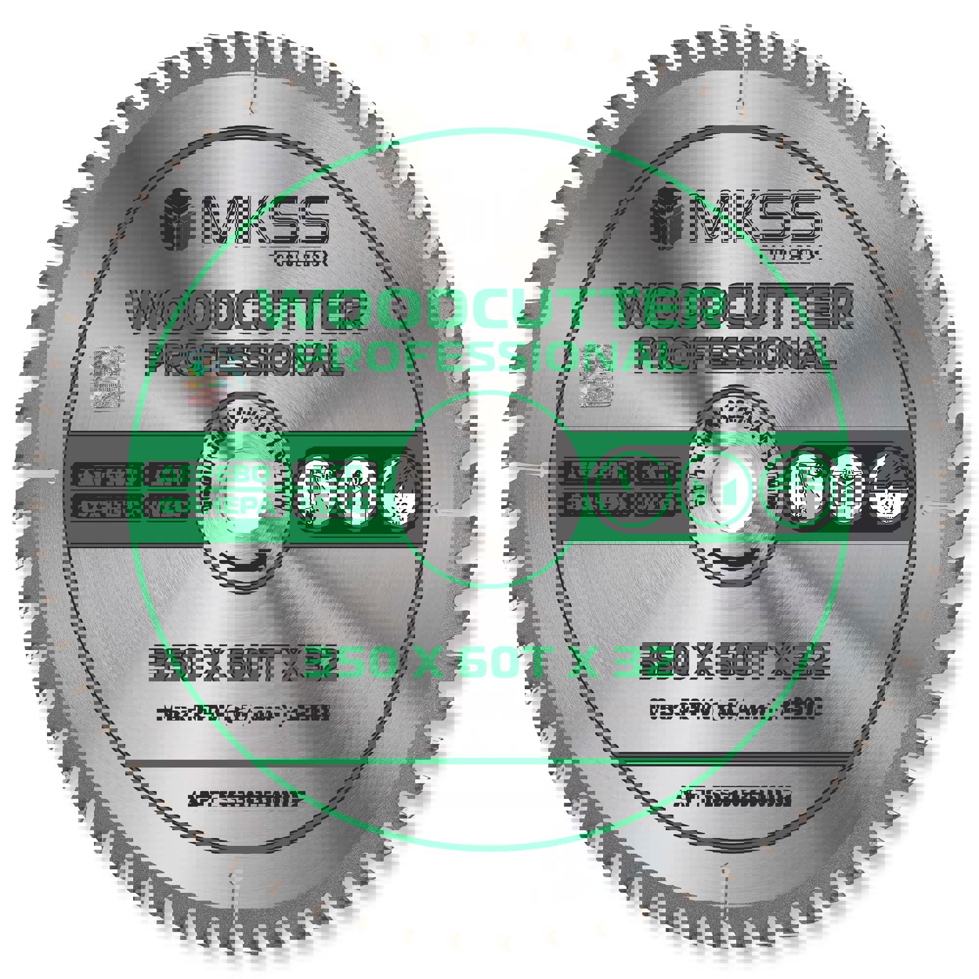 Изображение товара Диск пильный по дереву MKSS Toolbox Woodcutter SS3035 60 зубов 350x32x2.2 мм для циркулярных пил