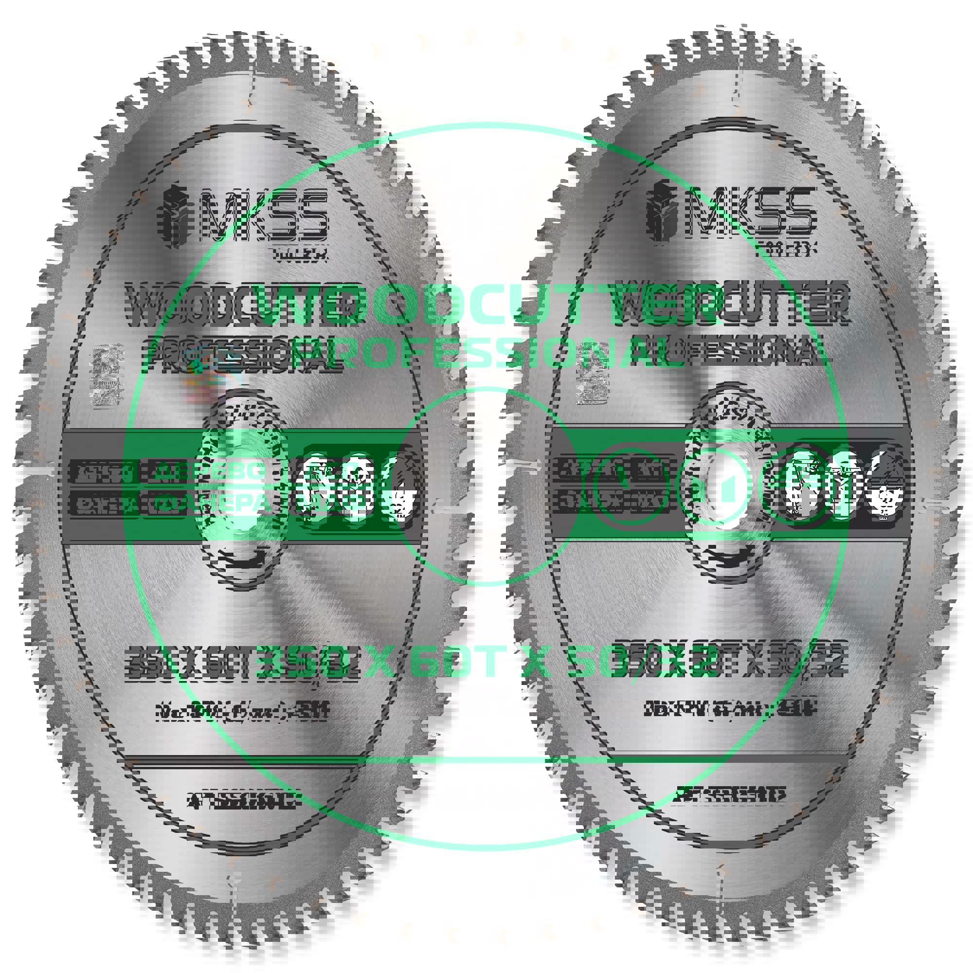 Изображение товара Диск пильный по дереву MKSS TOOLBOX WOODCUTTER PROFESSIONAL SS3035 350x50x2.2 мм