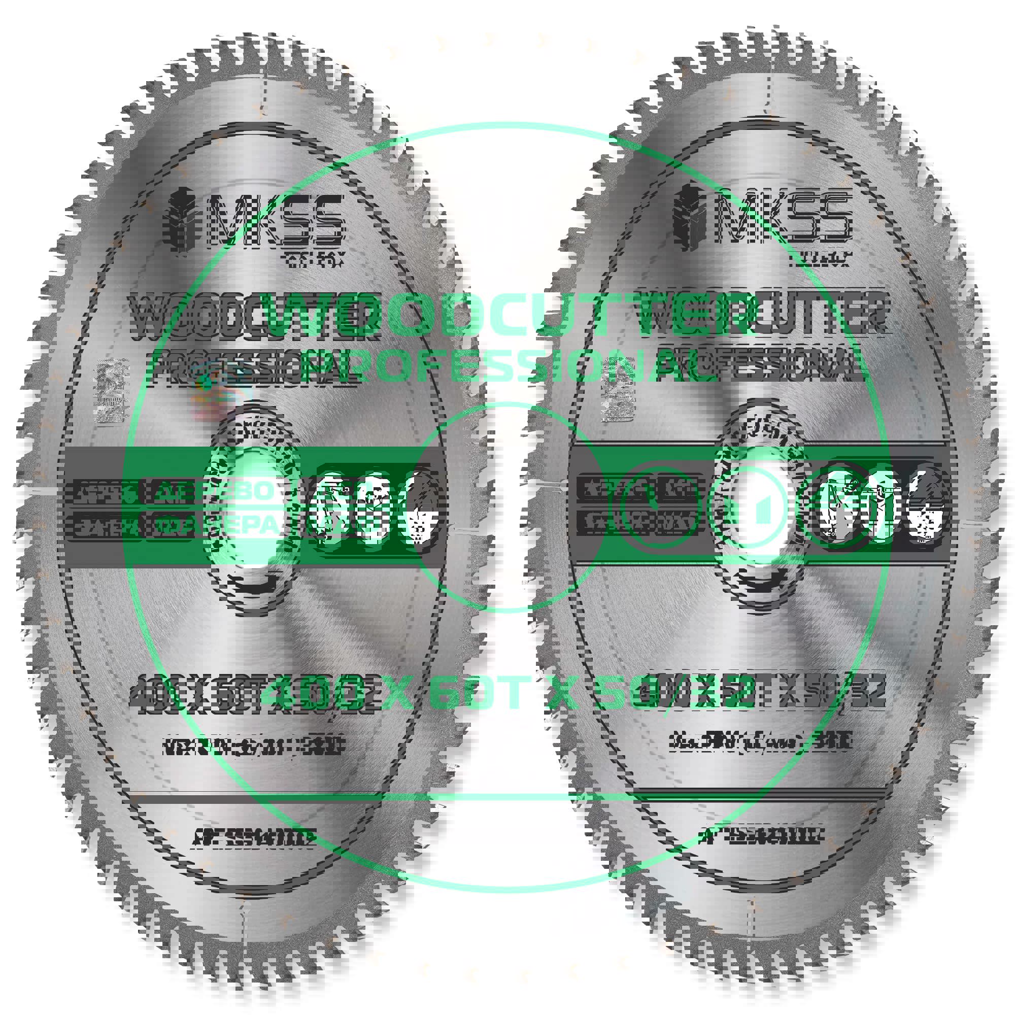 Изображение товара Диск пильный по дереву MKSS Toolbox Woodcutter SS3040 400x50x2.5 мм 60 зубьев