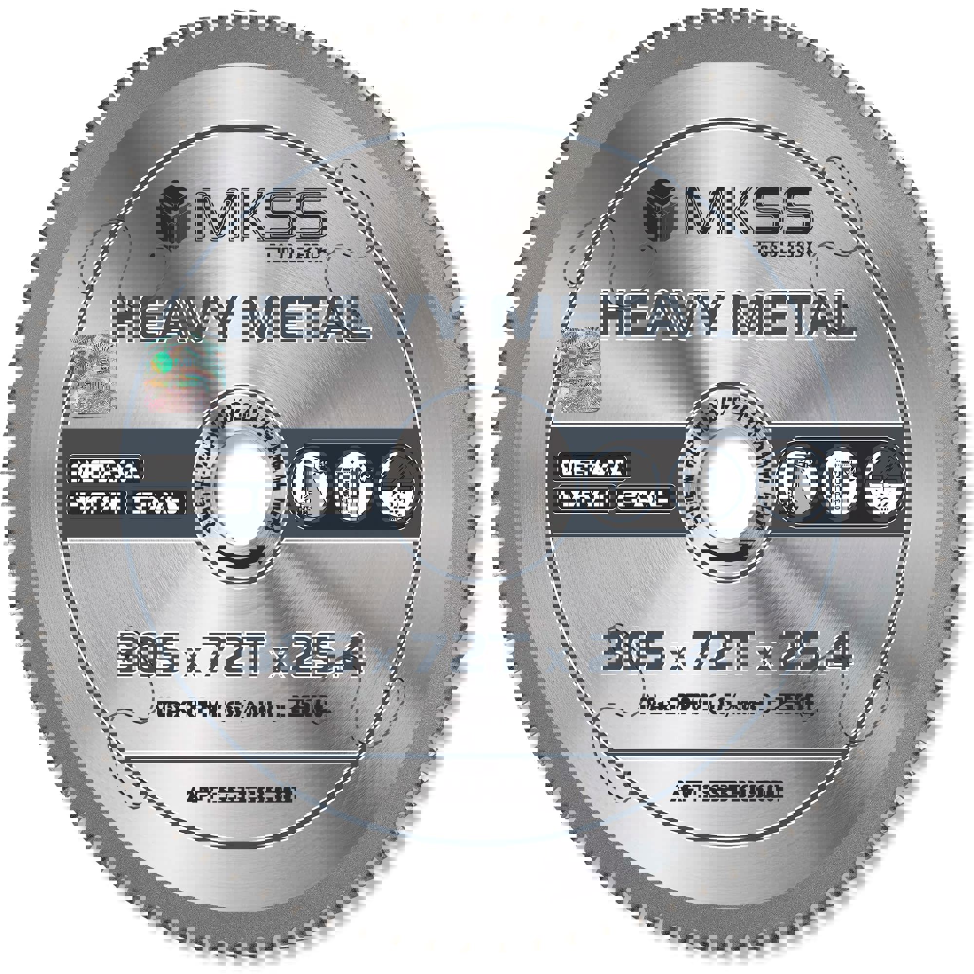 Изображение товара Диск пильный MKSS Toolbox 72Т 305x25.4 мм для металла тяжелый рез