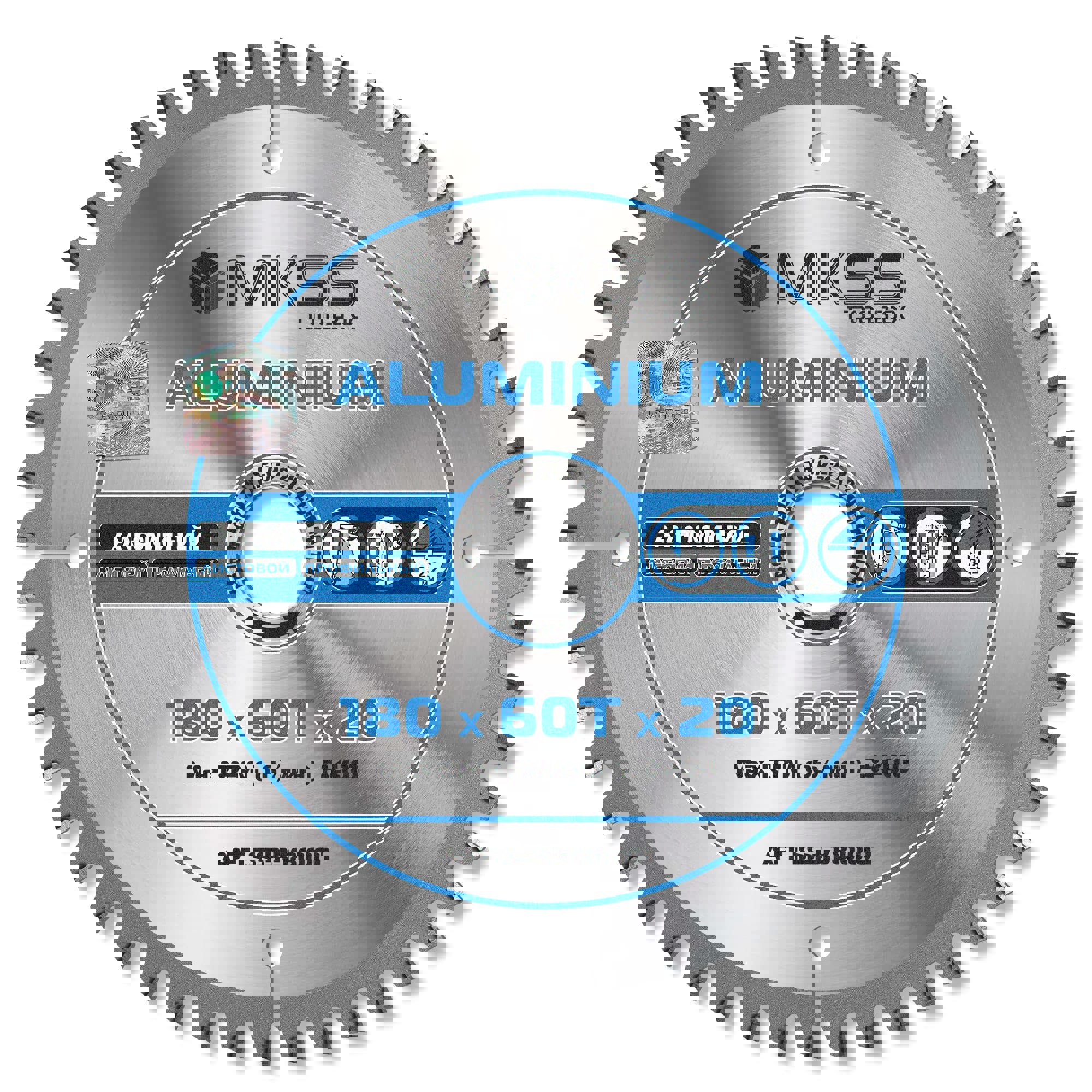 Изображение товара Диск пильный по алюминию Mkss Toolbox SS3318 60Т 180x20x1.5 мм
