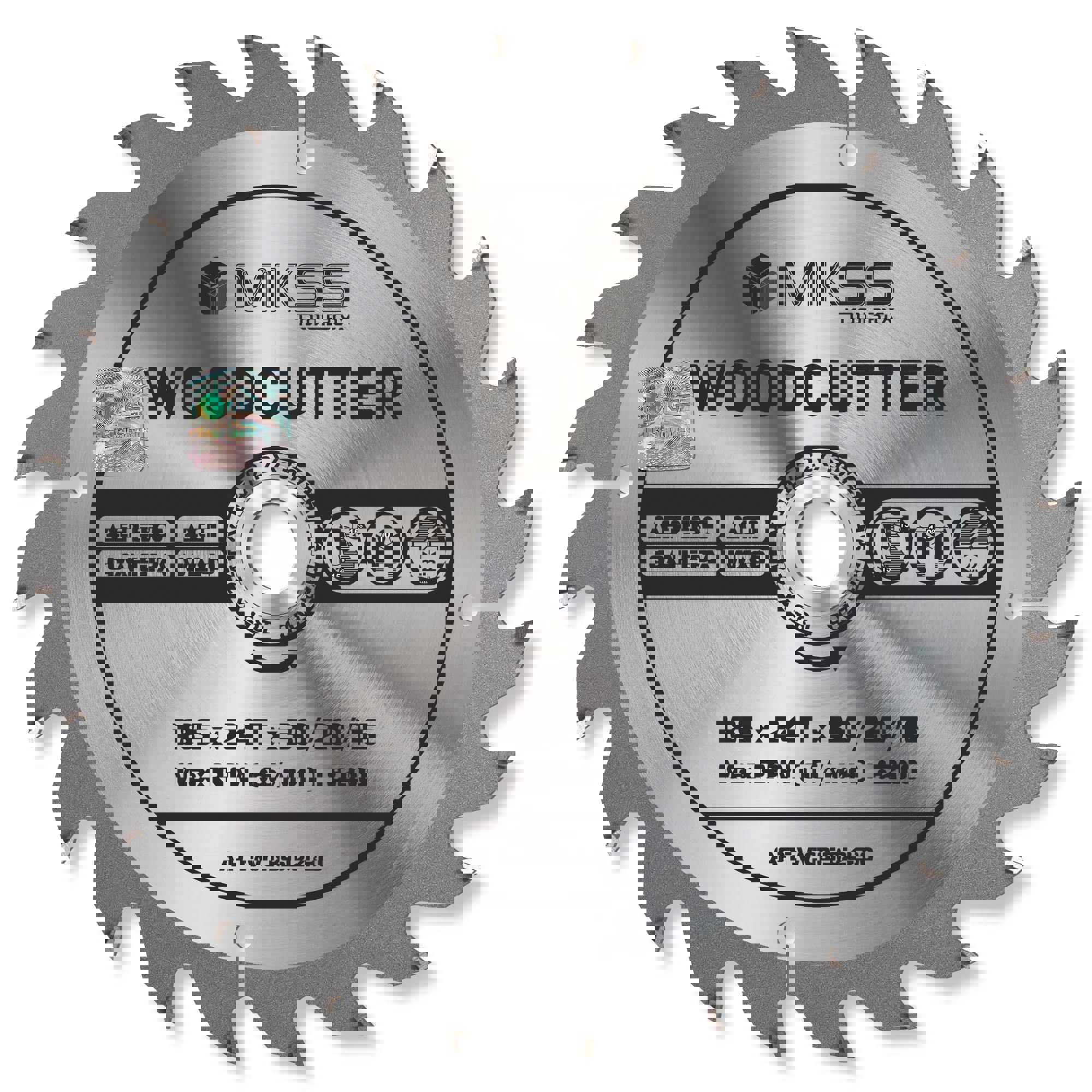 Изображение товара Диск пильный по дереву MKSS Toolbox WC1850 185x30x1.4 мм для циркулярных пил