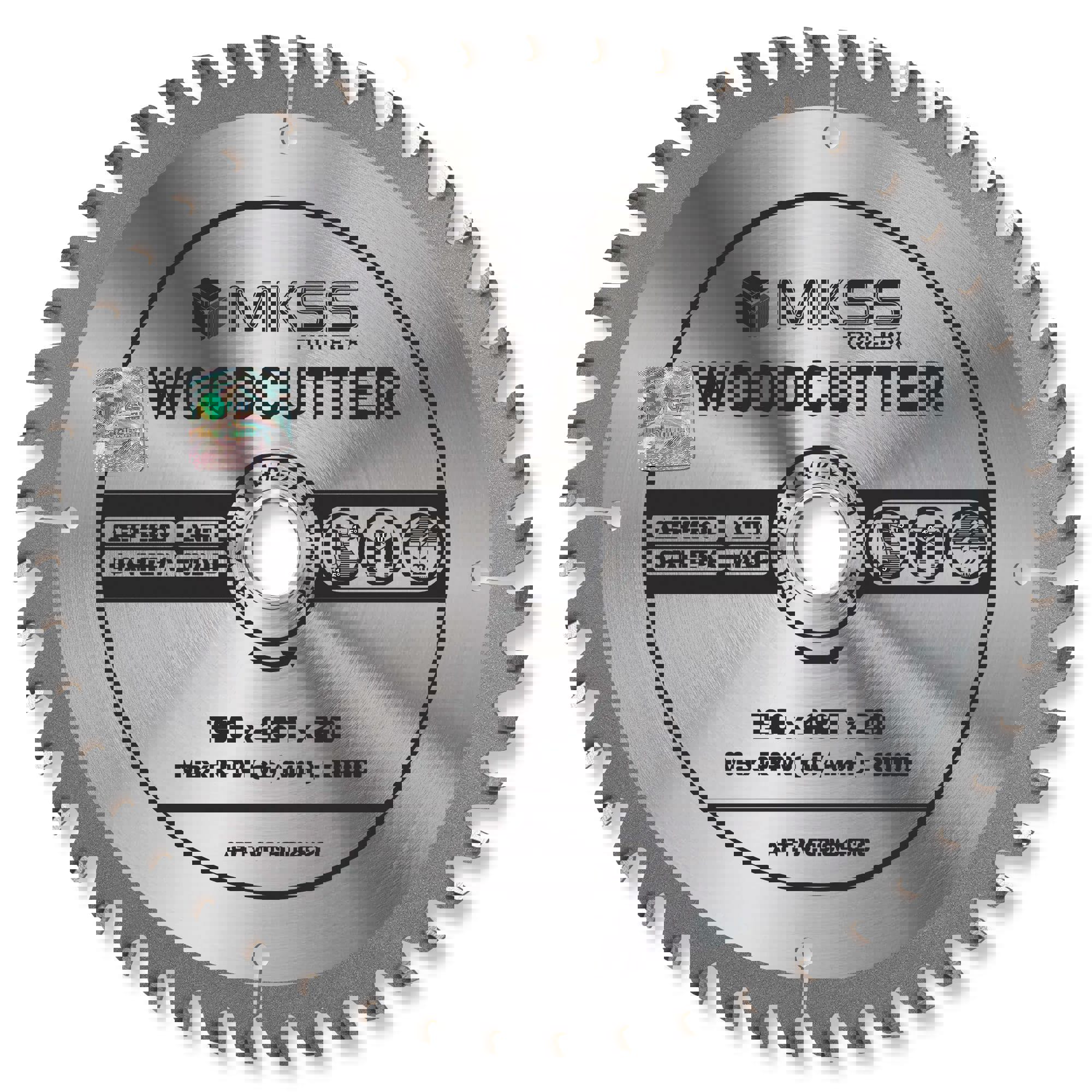 Изображение товара Пильный диск по дереву MKSS Toolbox Woodcutter WC1900 48Т 190x20x1.4 мм